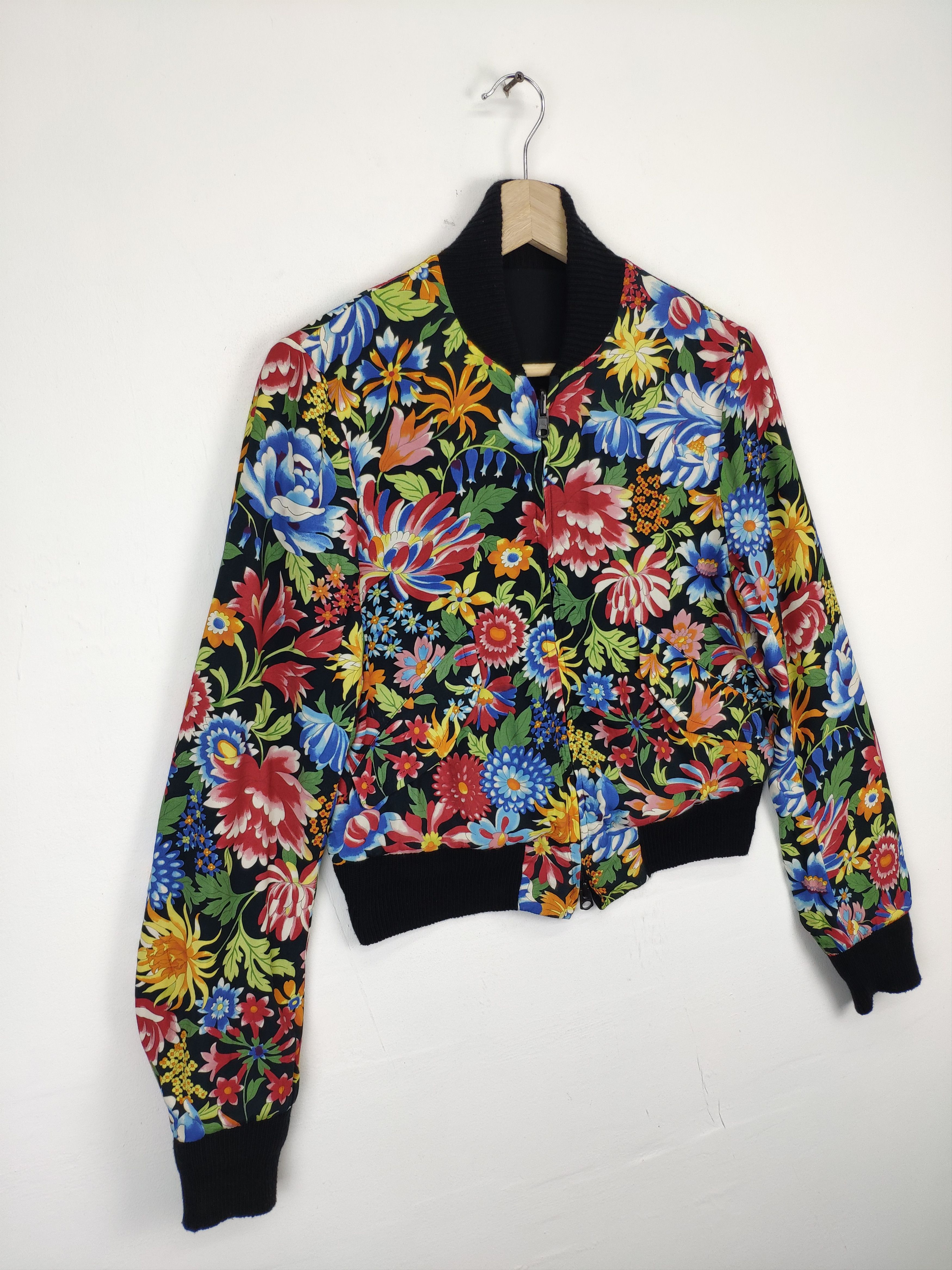 Y's × Yohji Yamamoto Yohji Yamamoto Jacket Floral Reversible Bomber Jacket Size US M / EU 48-50 / 2 - 3 Thumbnail