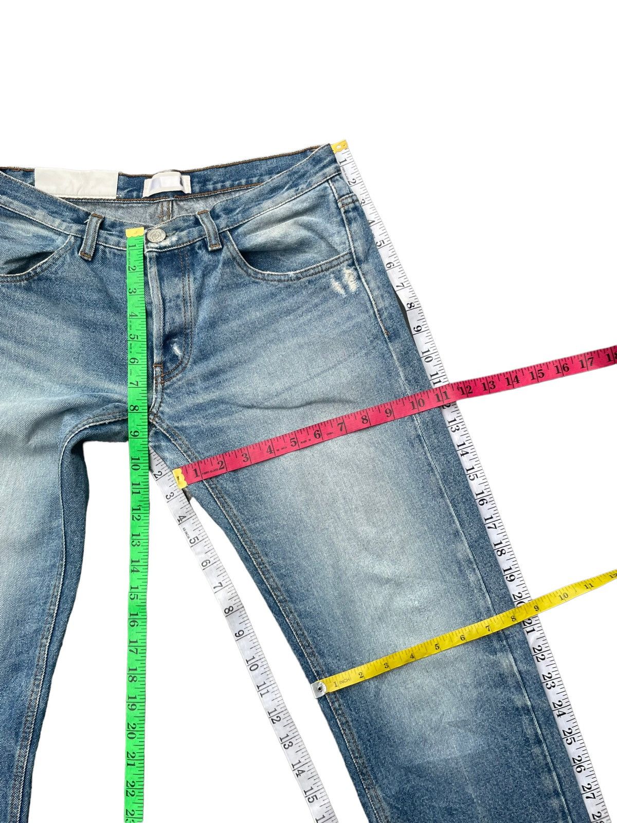 Other Premium Mood Denim Superior Distresed Denim Size US 33 - 23 Thumbnail
