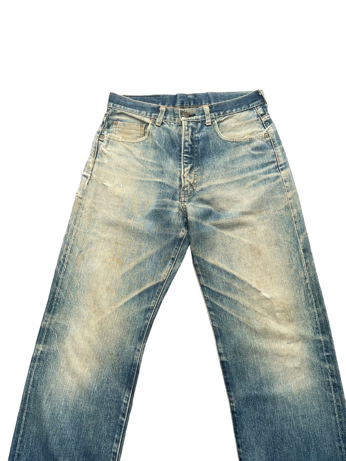 Japanese Brand × Vintage Vintage Canton Selvedge Distresed Denim Size US 31 - 4 Thumbnail