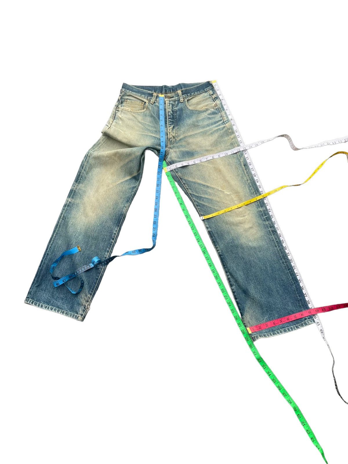 Japanese Brand × Vintage Vintage Canton Selvedge Distresed Denim Size US 31 - 22 Thumbnail