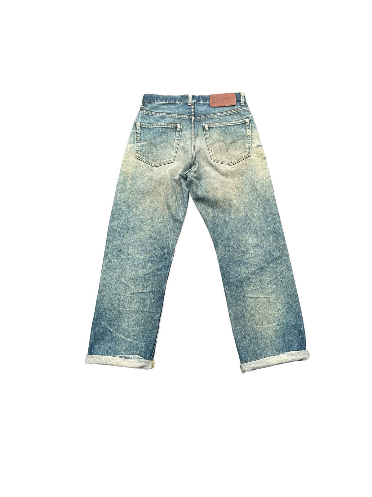 Japanese Brand × Vintage Vintage Canton Selvedge Distresed Denim Size US 31 - 10 Thumbnail