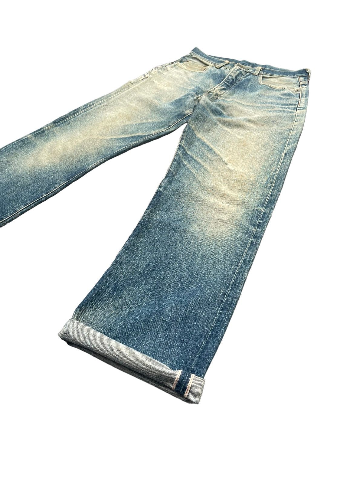 Japanese Brand × Vintage Vintage Canton Selvedge Distresed Denim Size US 31 - 2 Thumbnail