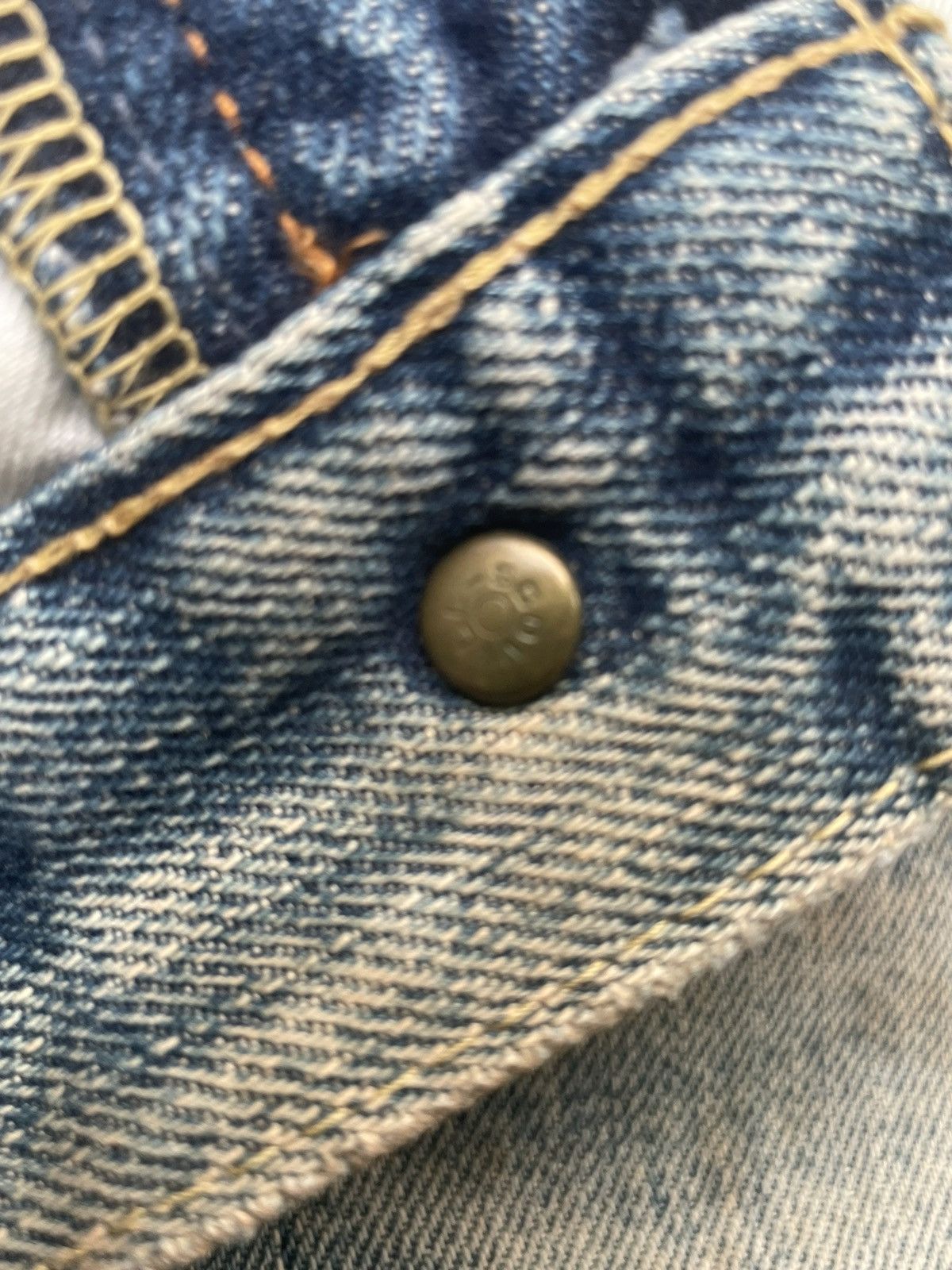 Japanese Brand × Vintage Vintage Canton Selvedge Distresed Denim Size US 31 - 18 Thumbnail