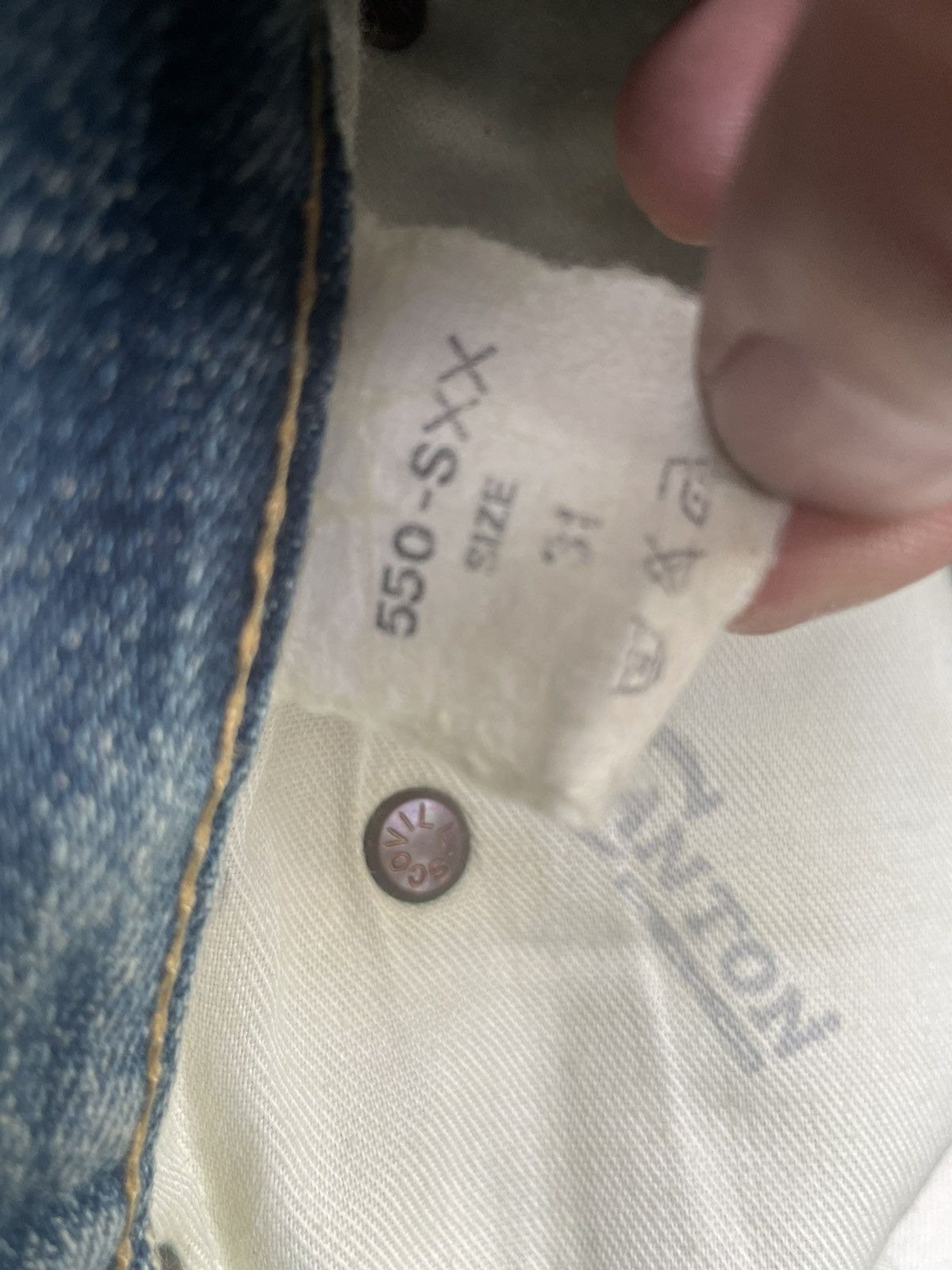 Japanese Brand × Vintage Vintage Canton Selvedge Distresed Denim Size US 31 - 17 Thumbnail