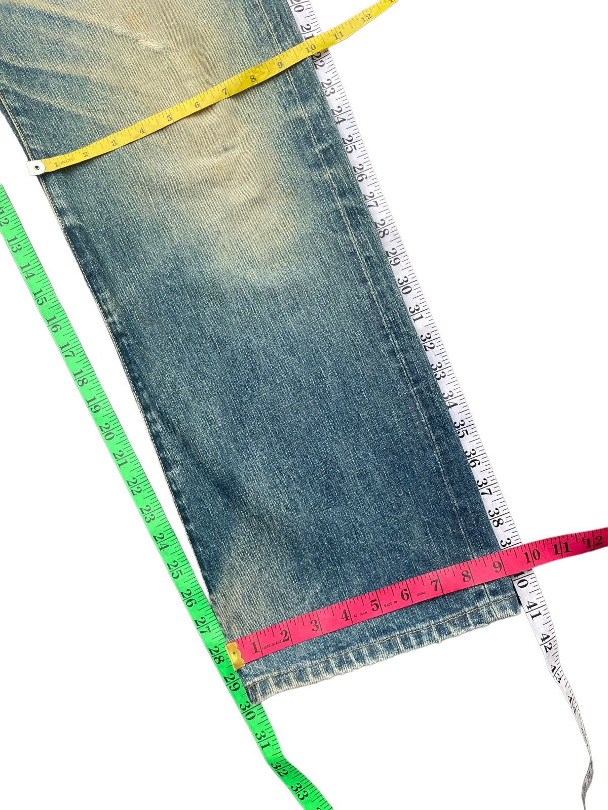 Japanese Brand × Vintage Vintage Canton Selvedge Distresed Denim Size US 31 - 23 Thumbnail