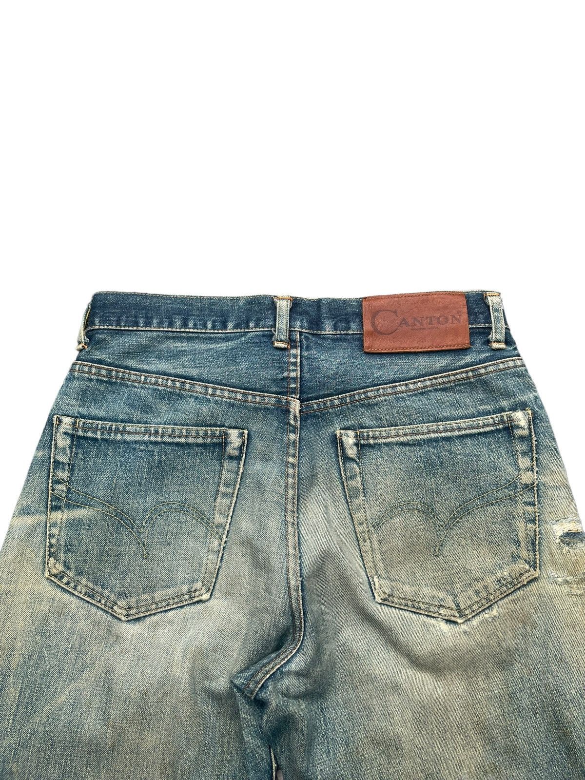 Japanese Brand × Vintage Vintage Canton Selvedge Distresed Denim Size US 31 - 13 Thumbnail