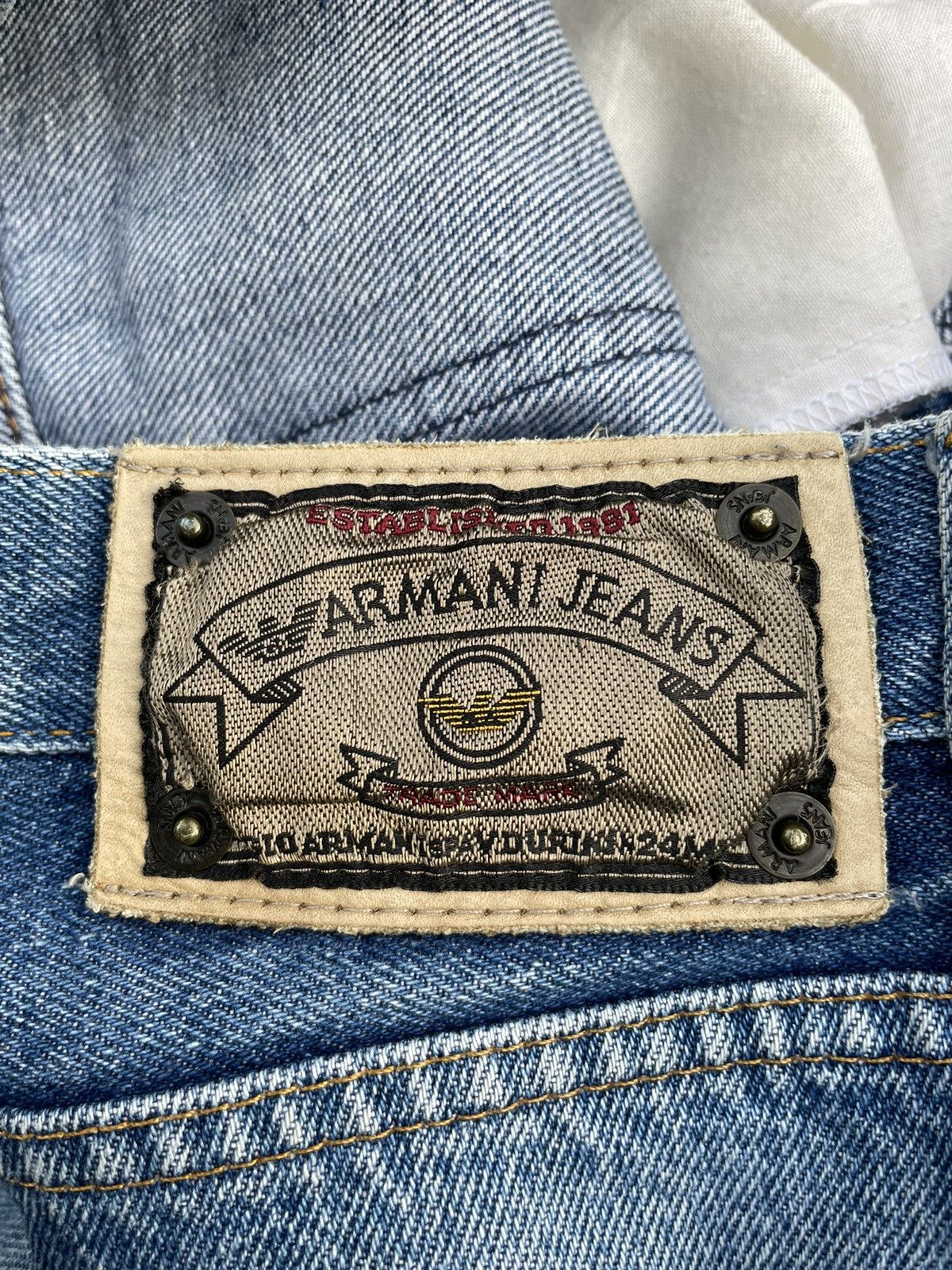 Armani Armani Jeans Vintage Lot 1 Aging Distressed Denim Size US 33 - 16 Thumbnail