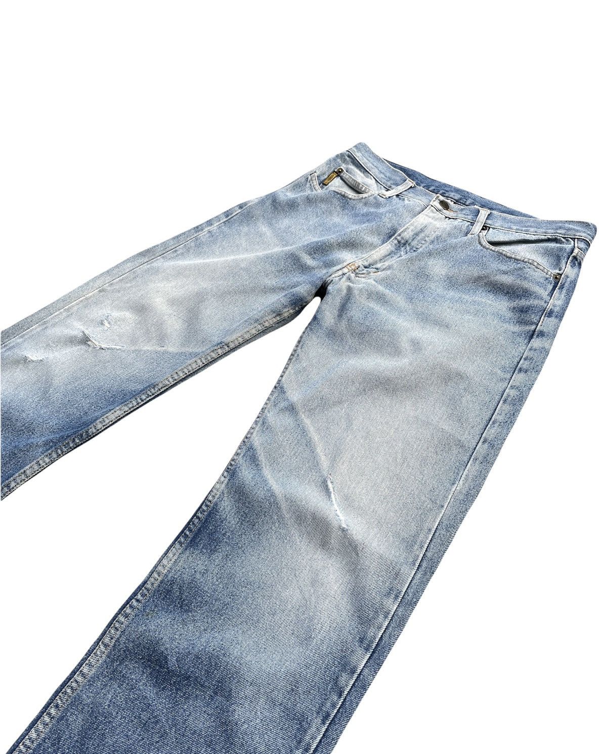 Armani Armani Jeans Vintage Lot 1 Aging Distressed Denim Size US 33 - 3 Thumbnail