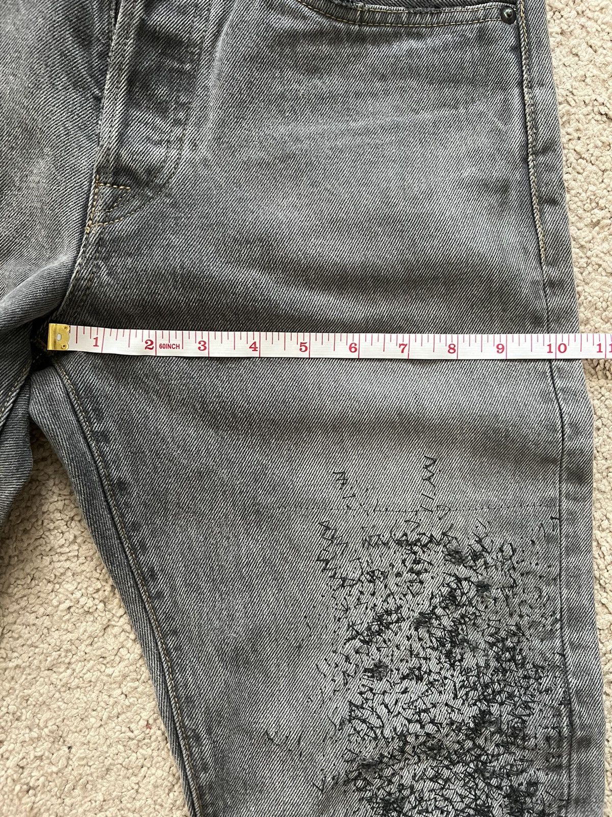 Kapital 14oz 5p Monkey Cisco Distressed Boro Denim Jeans Size US 32 / EU 48 - 9 Thumbnail