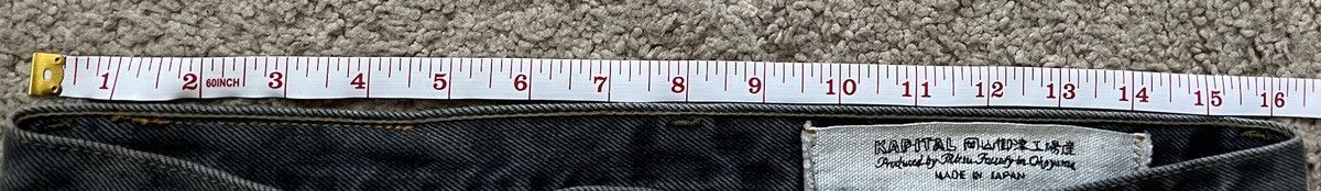 Kapital 14oz 5p Monkey Cisco Distressed Boro Denim Jeans Size US 32 / EU 48 - 8 Thumbnail