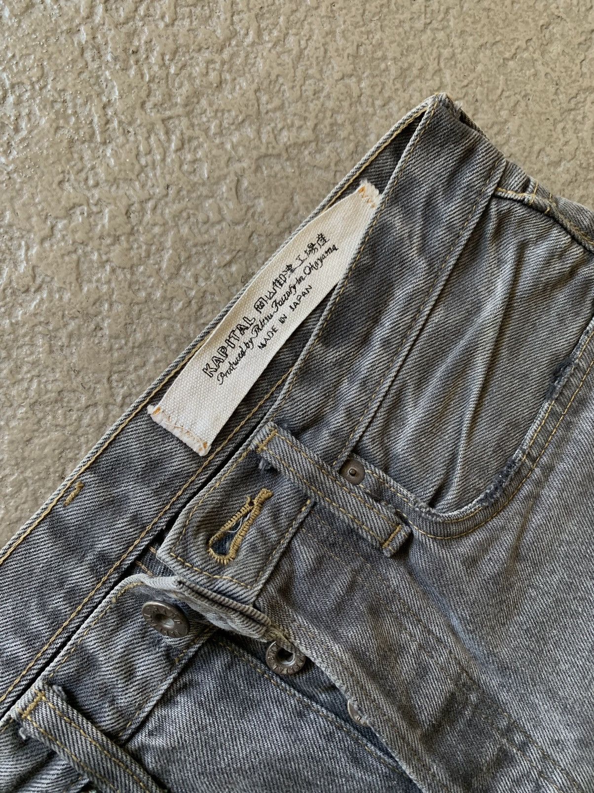 Kapital 14oz 5p Monkey Cisco Distressed Boro Denim Jeans Size US 32 / EU 48 - 4 Thumbnail