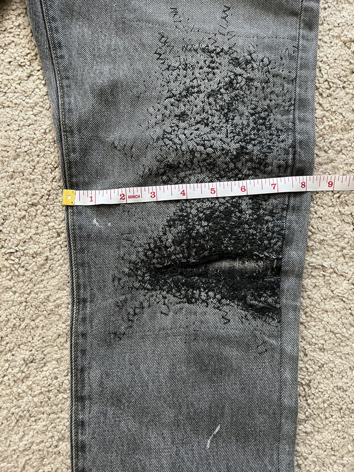 Kapital 14oz 5p Monkey Cisco Distressed Boro Denim Jeans Size US 32 / EU 48 - 10 Thumbnail