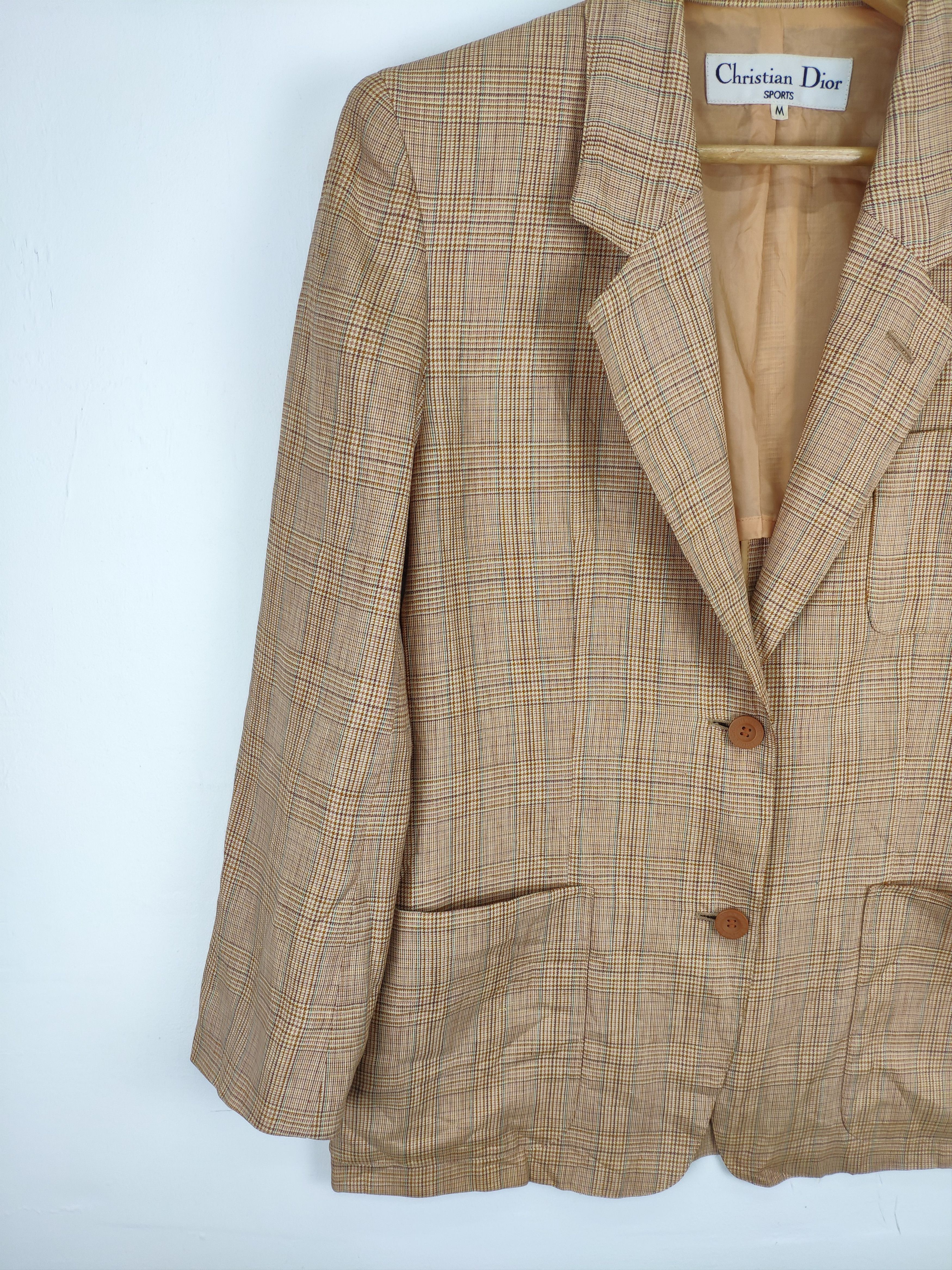 Christian Dior Monsieur × Designer Christian Dior Blazer Hemp Fabric Size M / US 6-8 / IT 42-44 - 9 Thumbnail
