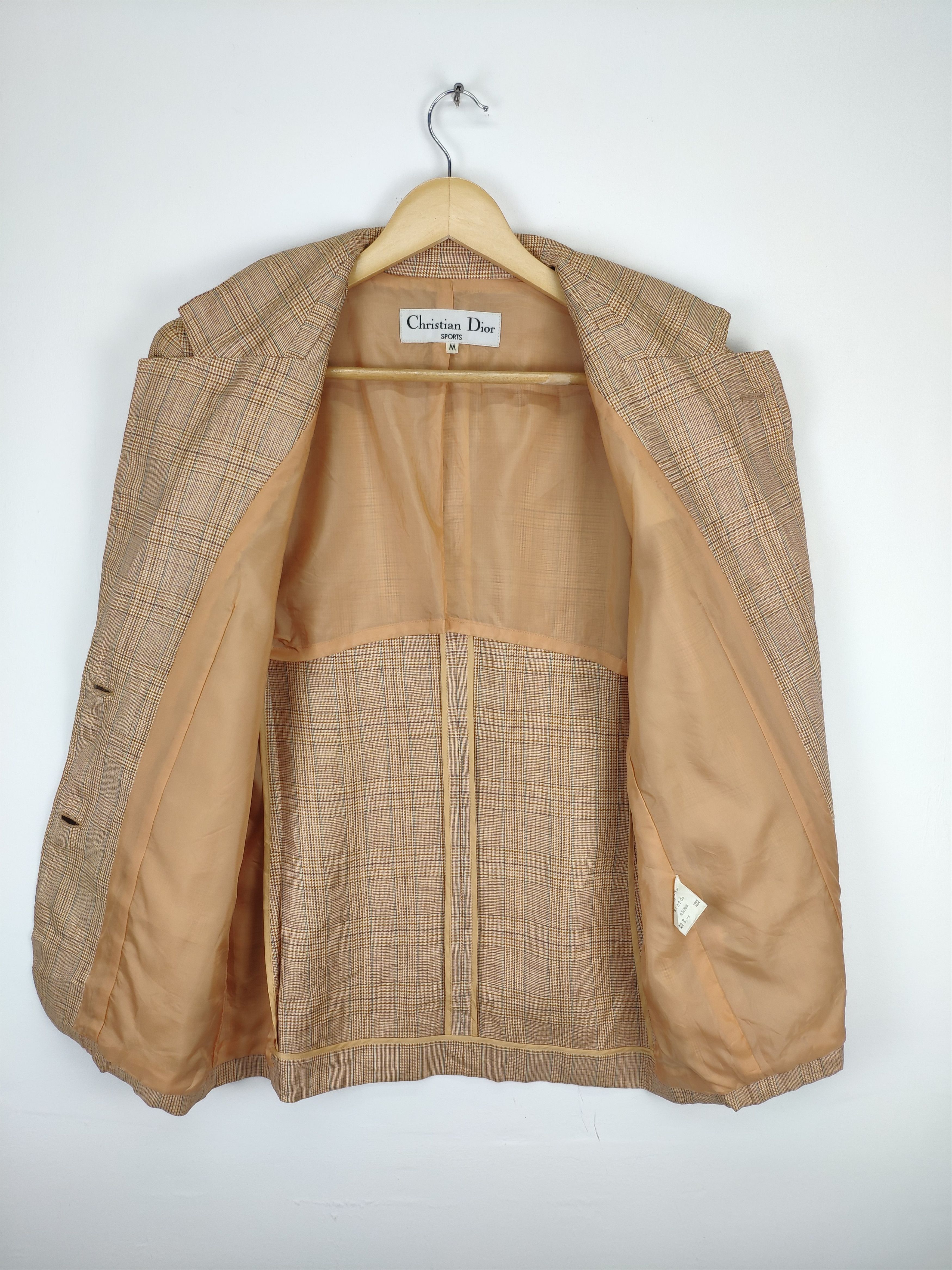 Christian Dior Monsieur × Designer Christian Dior Blazer Hemp Fabric Size M / US 6-8 / IT 42-44 - 2 Thumbnail