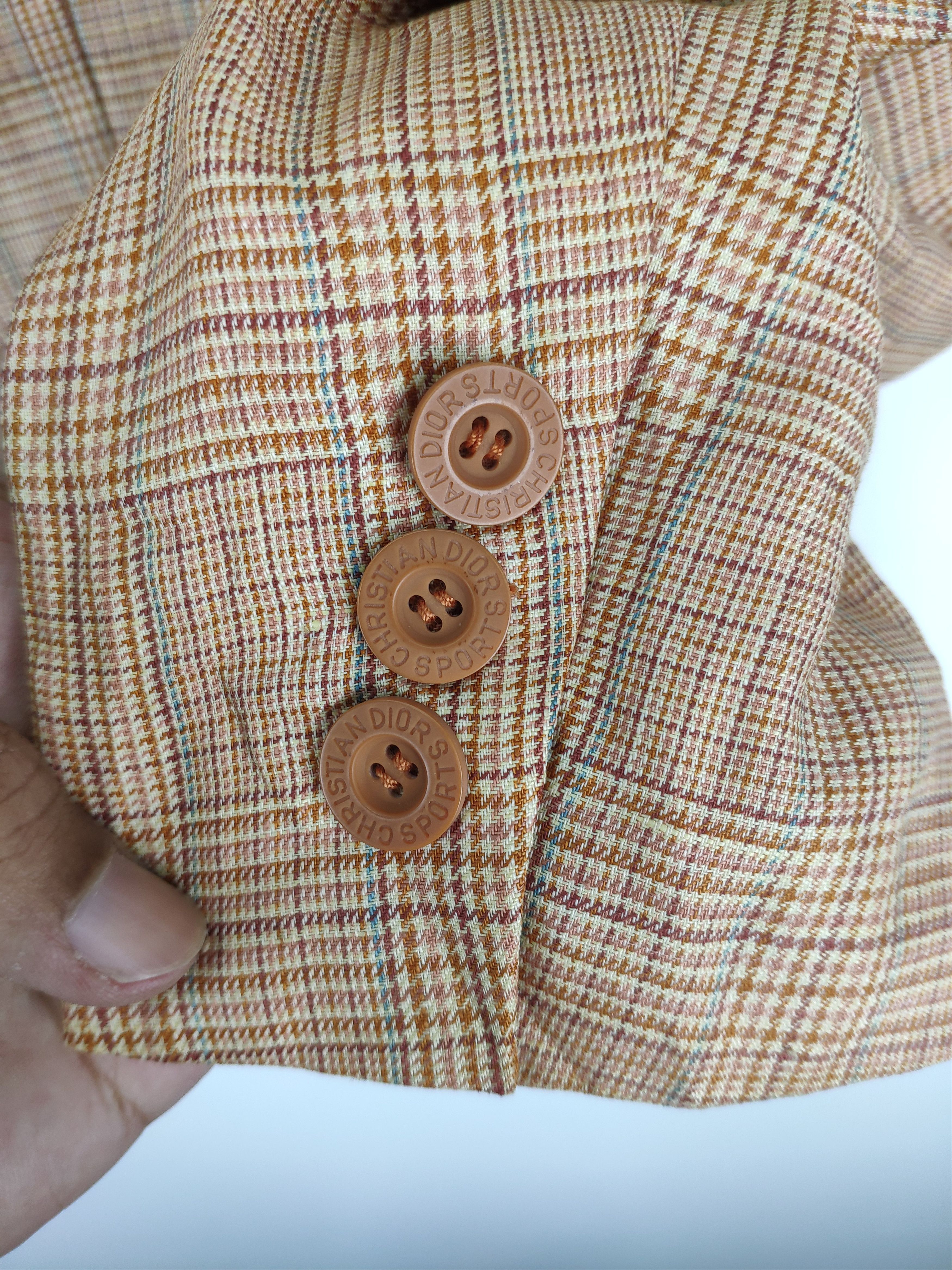 Christian Dior Monsieur × Designer Christian Dior Blazer Hemp Fabric Size M / US 6-8 / IT 42-44 - 12 Thumbnail
