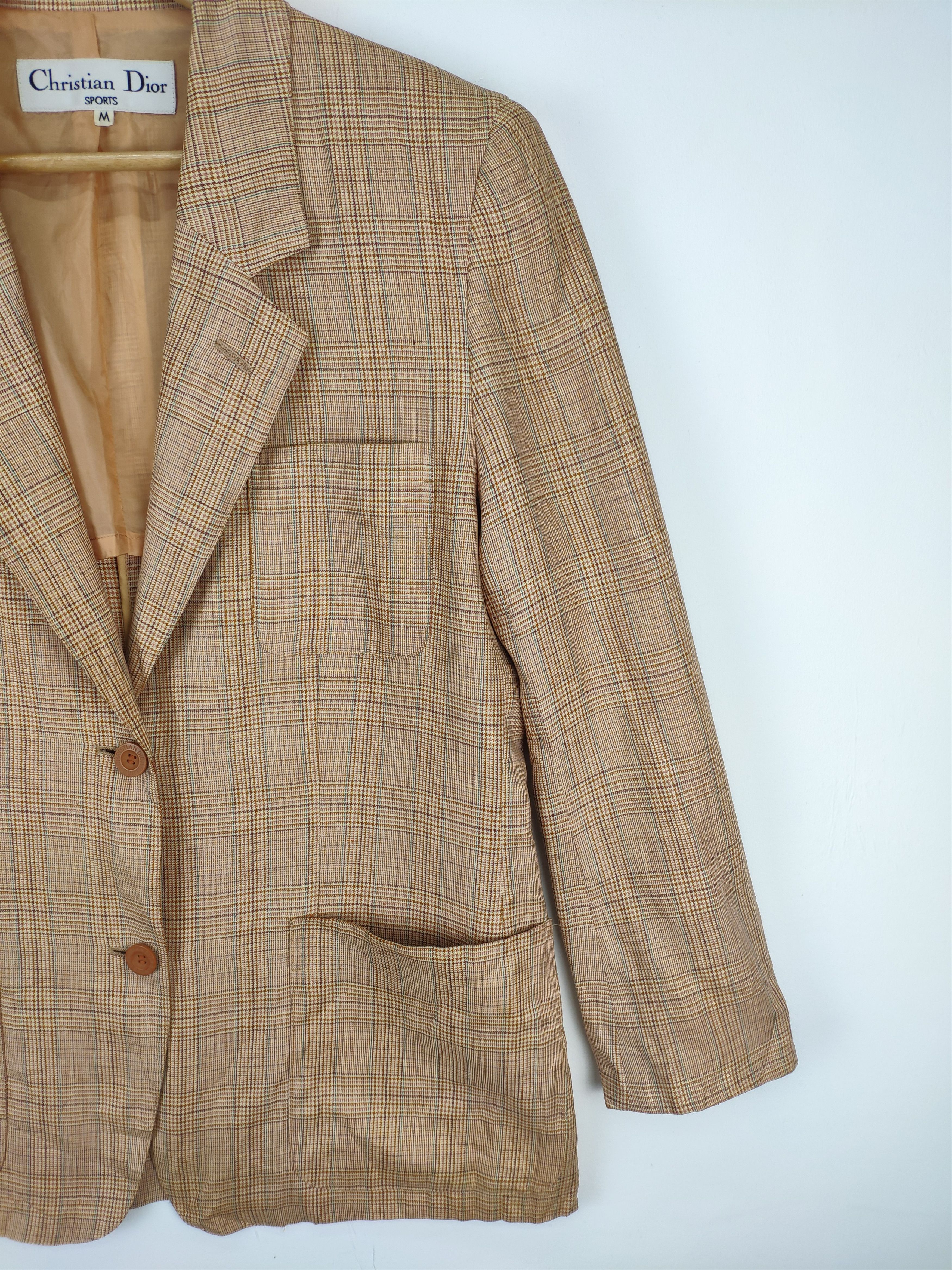 Christian Dior Monsieur × Designer Christian Dior Blazer Hemp Fabric Size M / US 6-8 / IT 42-44 - 18 Thumbnail