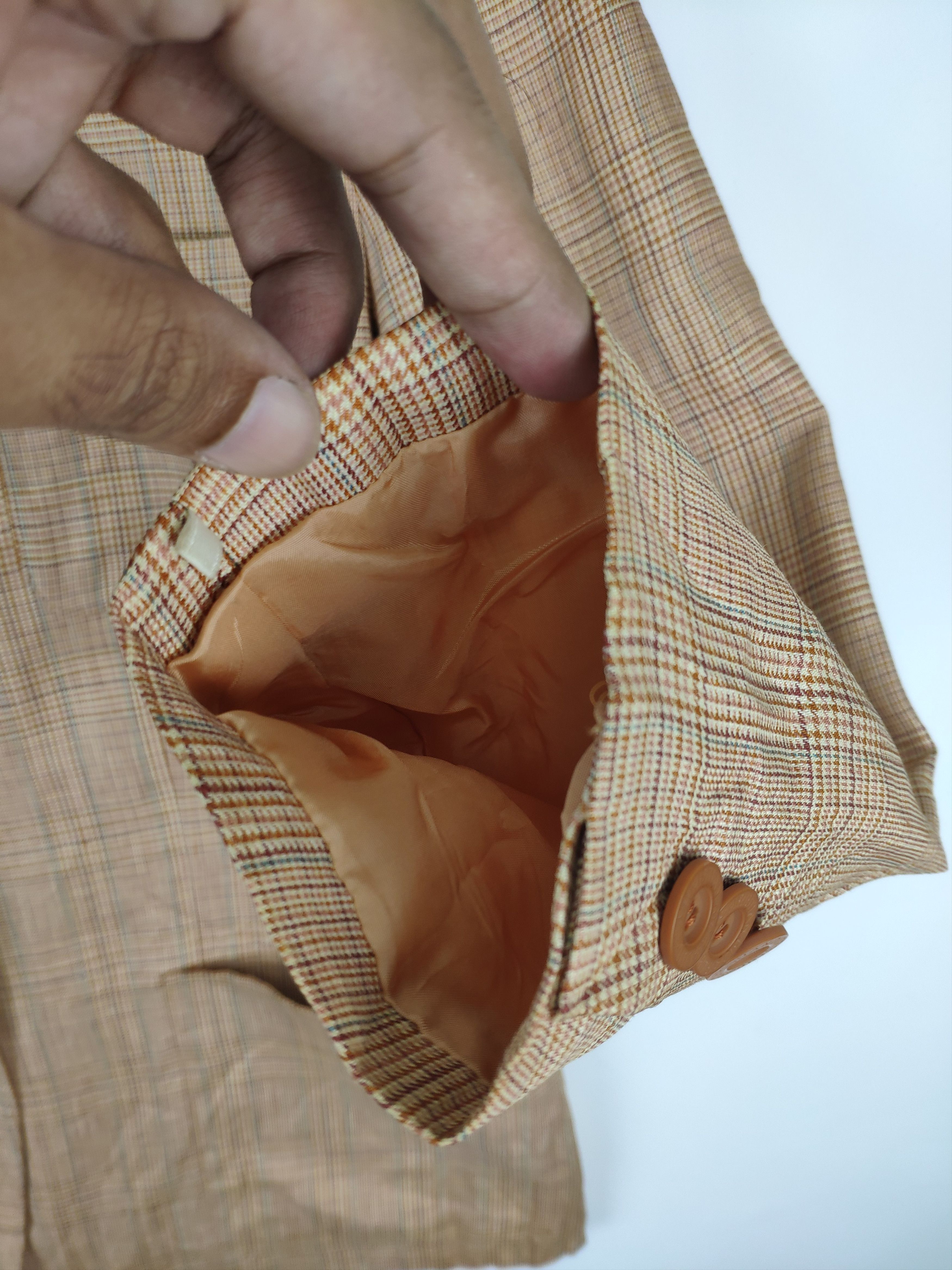 Christian Dior Monsieur × Designer Christian Dior Blazer Hemp Fabric Size M / US 6-8 / IT 42-44 - 11 Thumbnail