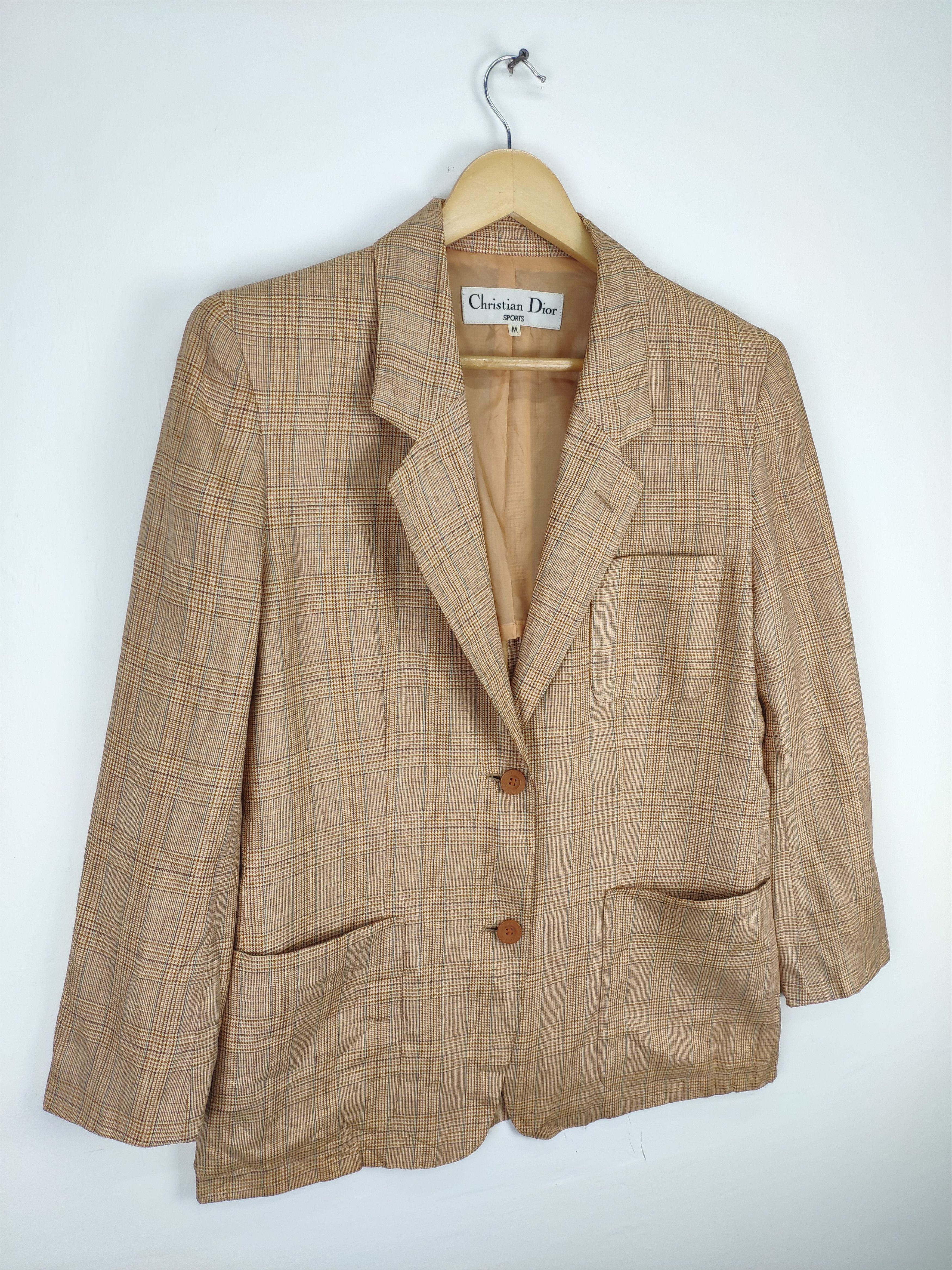 Christian Dior Monsieur × Designer Christian Dior Blazer Hemp Fabric Size M / US 6-8 / IT 42-44 - 7 Thumbnail