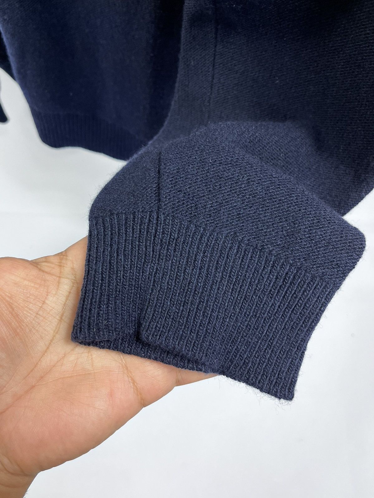 Valentino Wool Cashmere Zip Chest Pocket Patch Knitted Jumper Size US XL / EU 56 / 4 - 6 Thumbnail