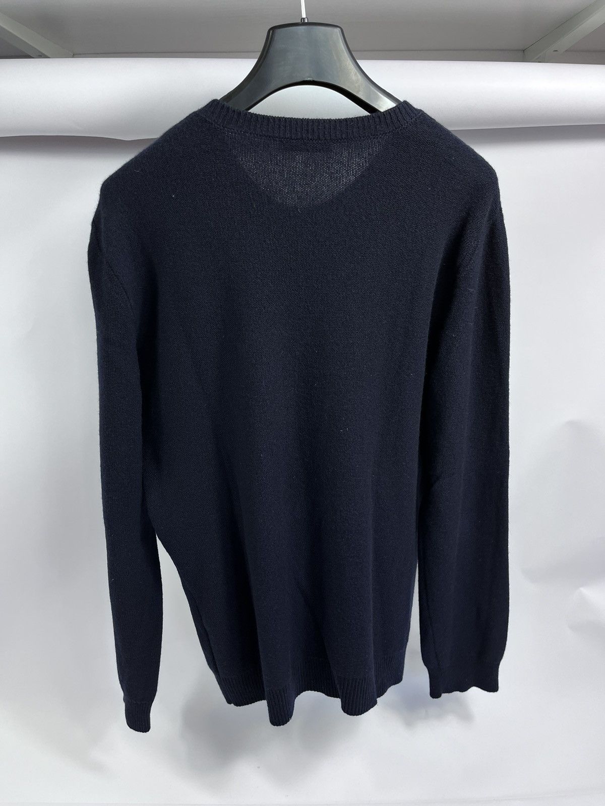 Valentino Wool Cashmere Zip Chest Pocket Patch Knitted Jumper Size US XL / EU 56 / 4 - 2 Thumbnail