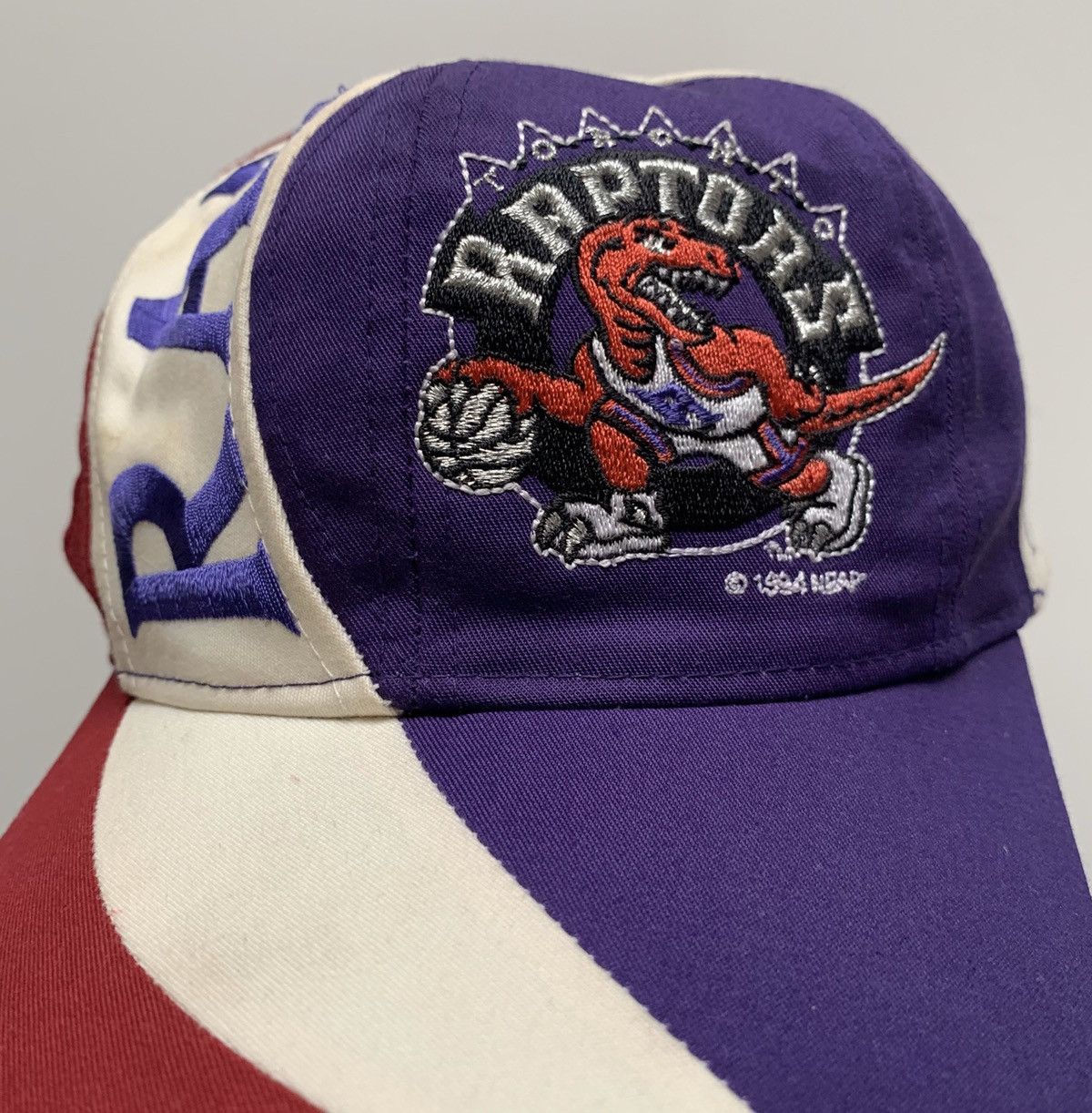 NBA × Vintage Vintage 90s Toronto Raptors NBA Embroidered Snap Back Rare Size ONE SIZE - 2 Thumbnail