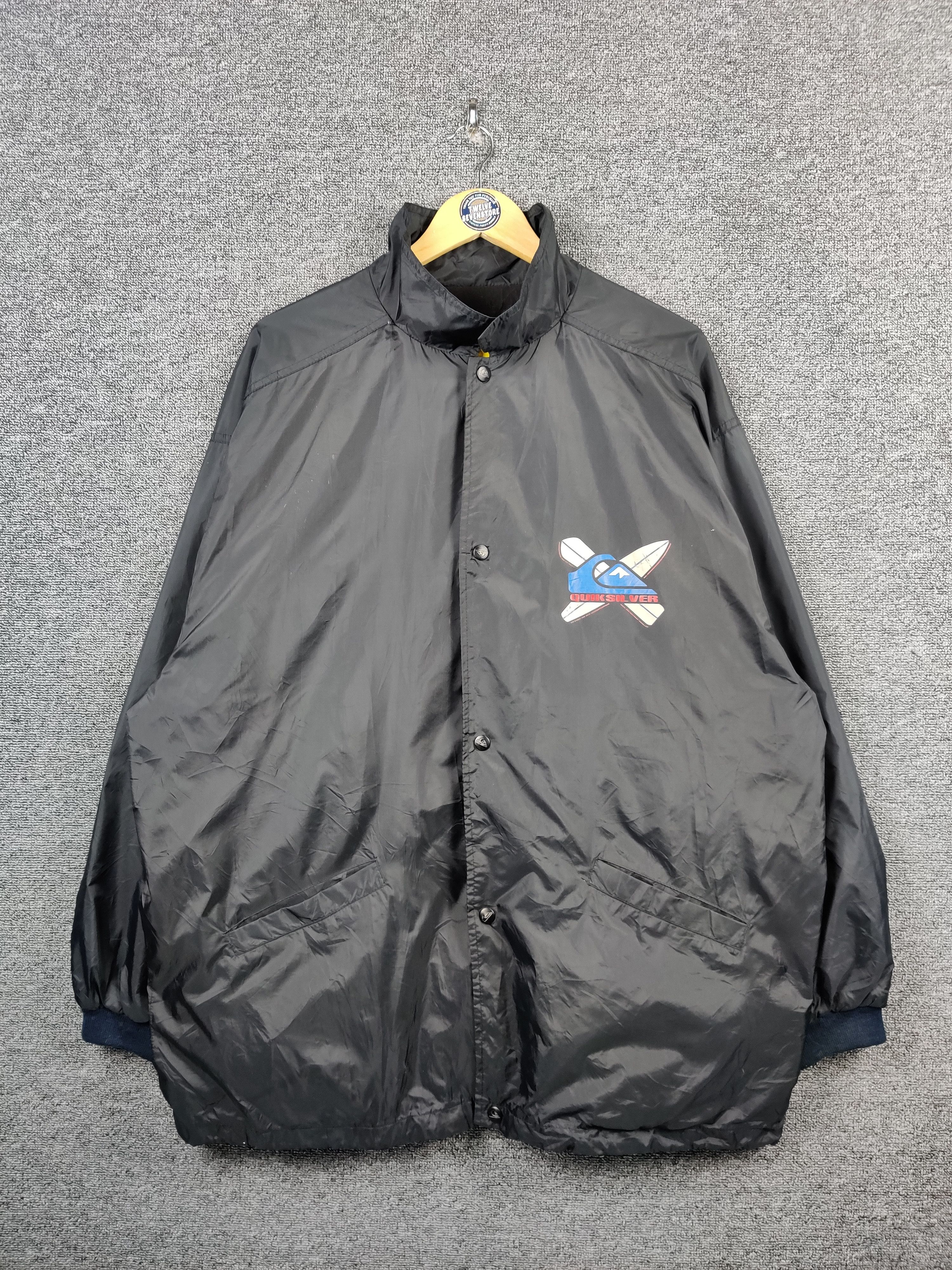 Quiksilver Vintage 90's Quiksilver Big Logo Coach Jacket Size US L / EU 52-54 / 3 - 4 Thumbnail