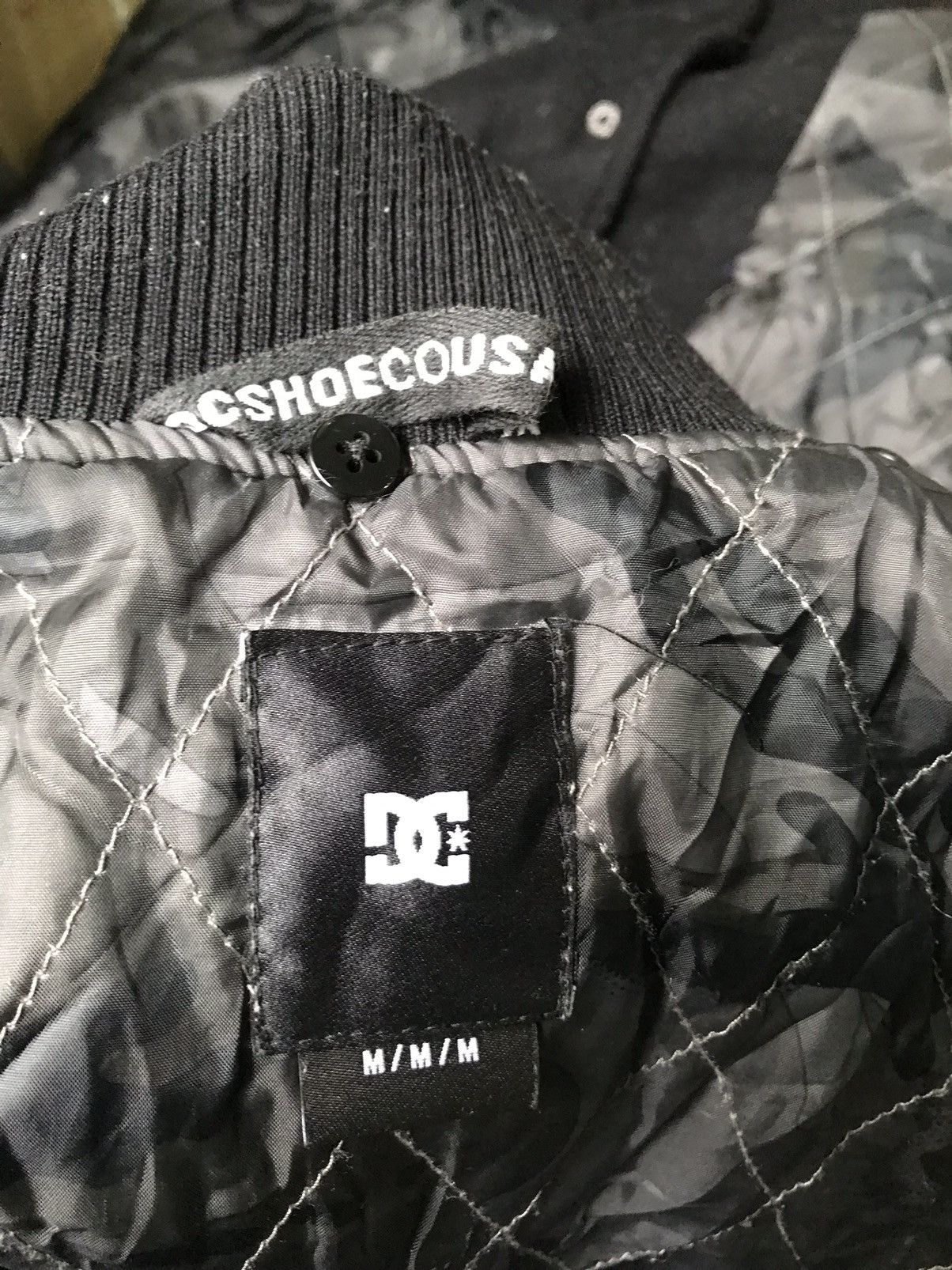 DC DC SHOES varsity jacket embroidery logo Size US M / EU 48-50 / 2 - 14 Thumbnail