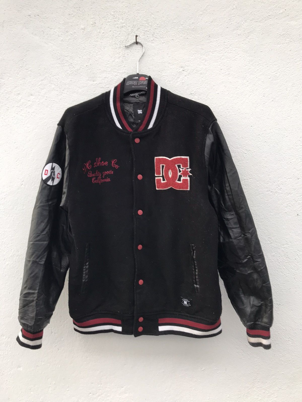 DC DC SHOES varsity jacket embroidery logo Size US M / EU 48-50 / 2 - 2 Thumbnail