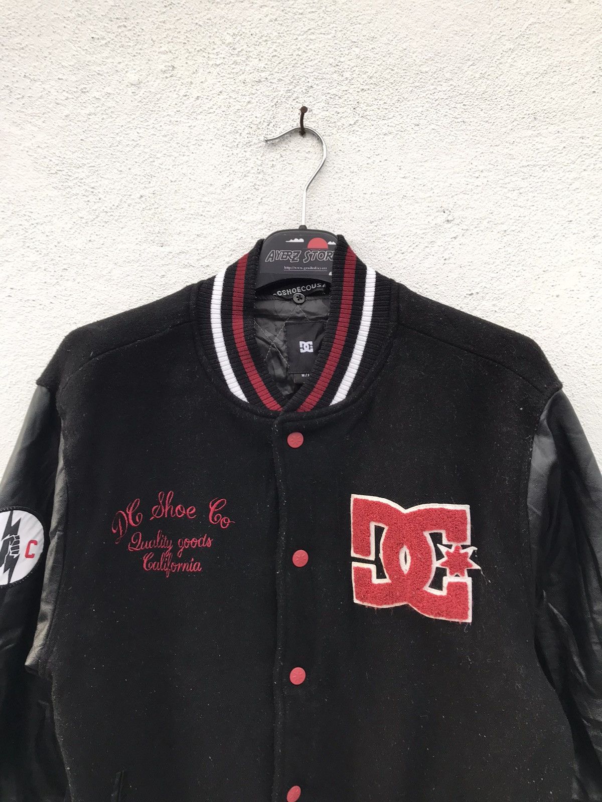 DC DC SHOES varsity jacket embroidery logo Size US M / EU 48-50 / 2 - 3 Thumbnail