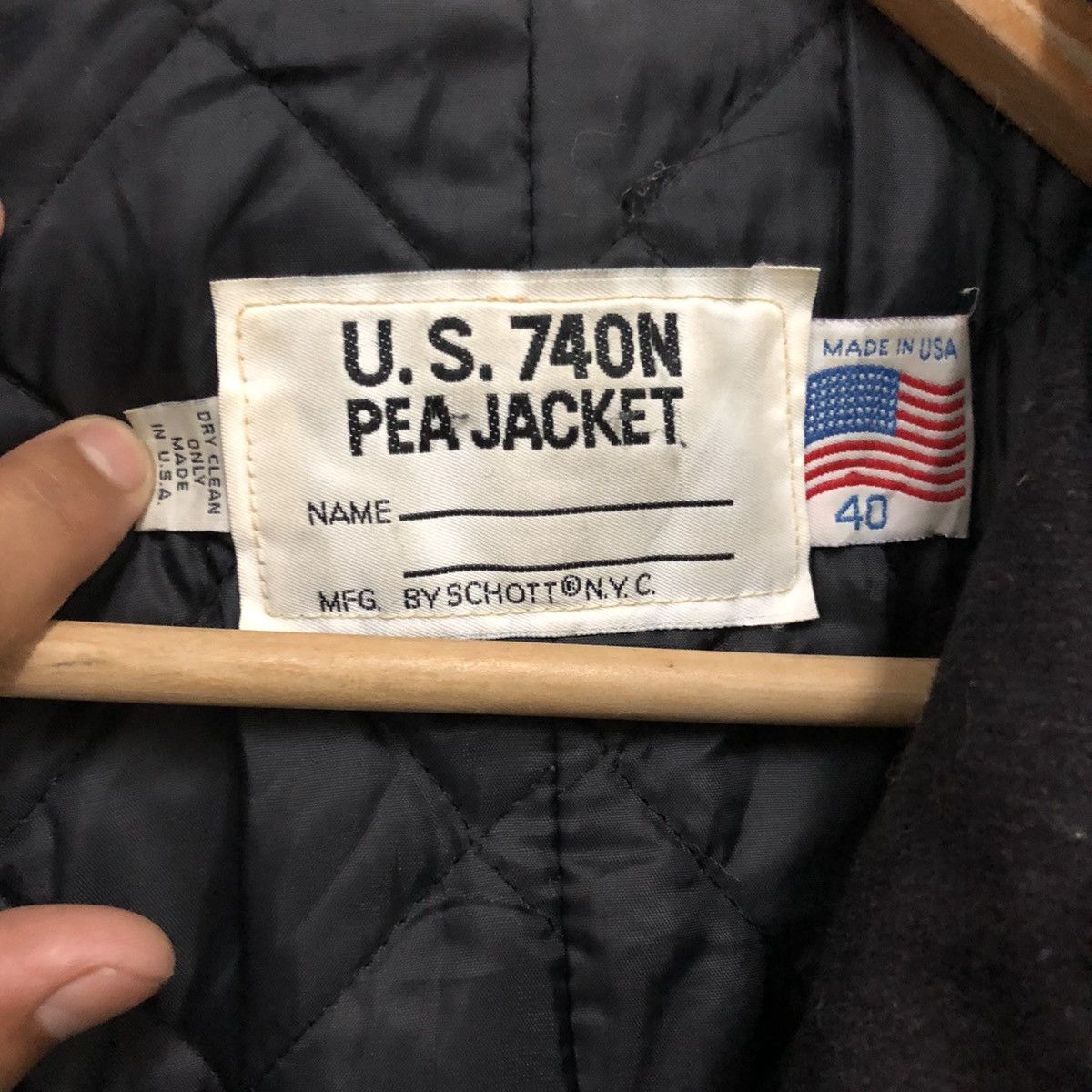 Schott Schott wool pea / duffle jacket Size US L / EU 52-54 / 3 - 9 Thumbnail