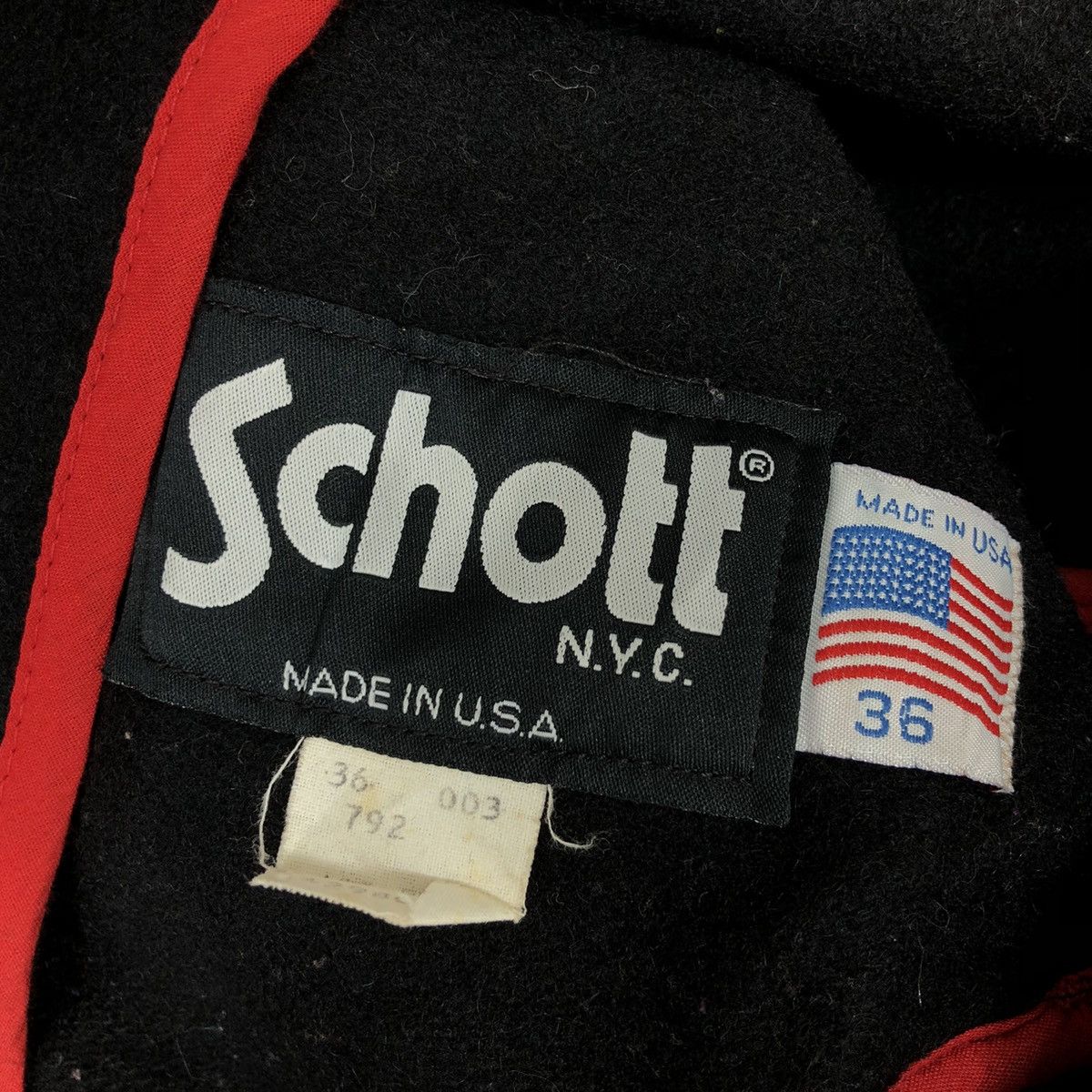 Schott Vintage SCHOTT Peacoats Size 36 Wool Heavy Winter Jacket Size US M / EU 48-50 / 2 - 5 Thumbnail