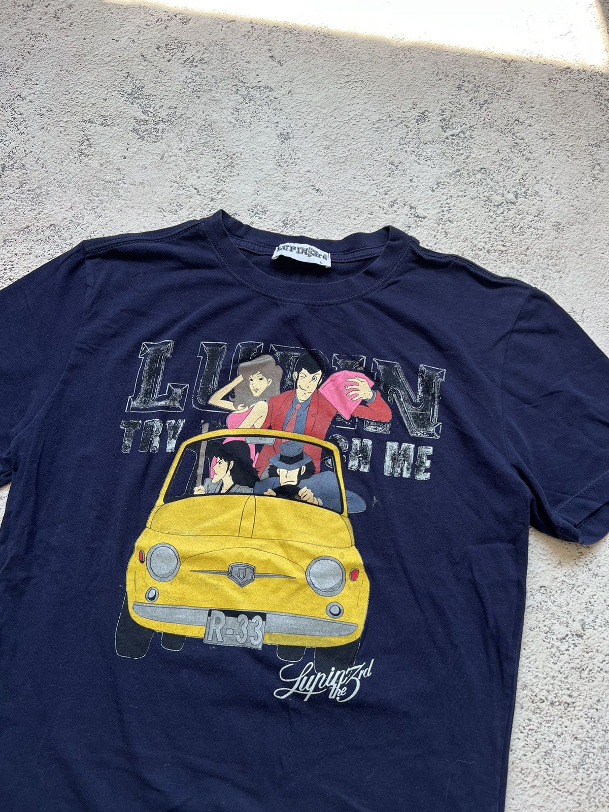 Anime × Japanese Brand × Vintage Rare Vintage Lupin Japan Anime Tee Shirt Size US L / EU 52-54 / 3 - 3 Thumbnail