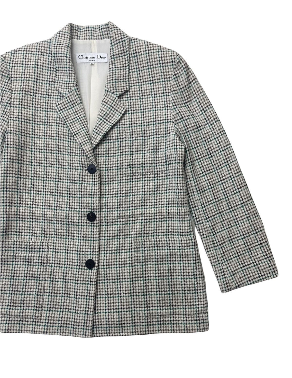 Christian Dior Monsieur Christian Dior Wool Tartan Jacket / Coat Size US L / EU 52-54 / 3 - 5 Thumbnail