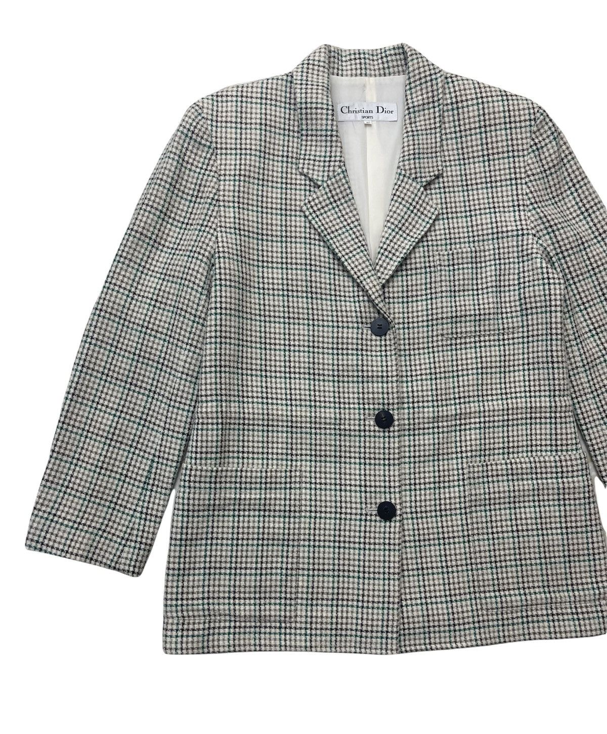Christian Dior Monsieur Christian Dior Wool Tartan Jacket / Coat Size US L / EU 52-54 / 3 - 4 Thumbnail