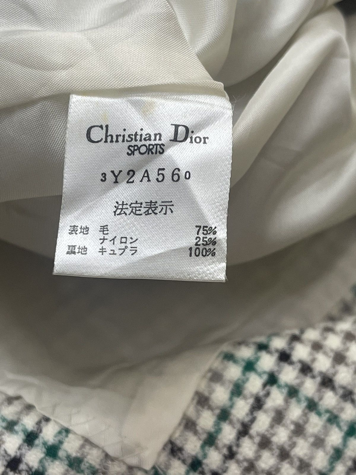 Christian Dior Monsieur Christian Dior Wool Tartan Jacket / Coat Size US L / EU 52-54 / 3 - 11 Thumbnail