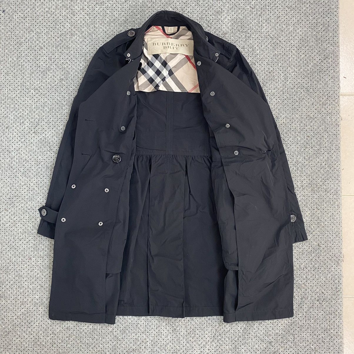 Burberry ✨Burberry Brit double breasted light nylon jacket Size S / US 4 / IT 40 - 14 Thumbnail
