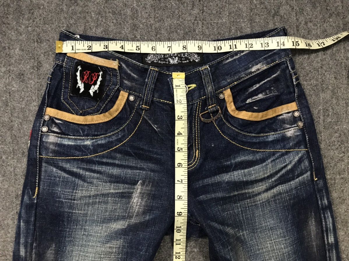Japanese Brand Vintage Red Pepper Back Side Pocket Design Bucket Back Size US 29 - 20 Thumbnail