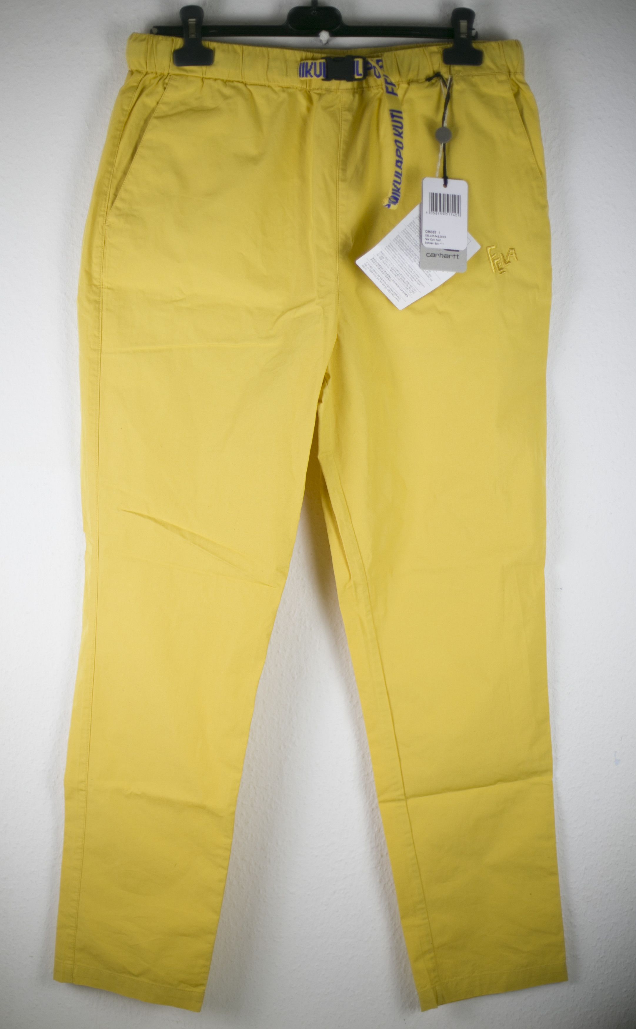 image of NWT Carhartt Wip X Fela Kuti Pant Samoan Sun Yellow Size L, Men's