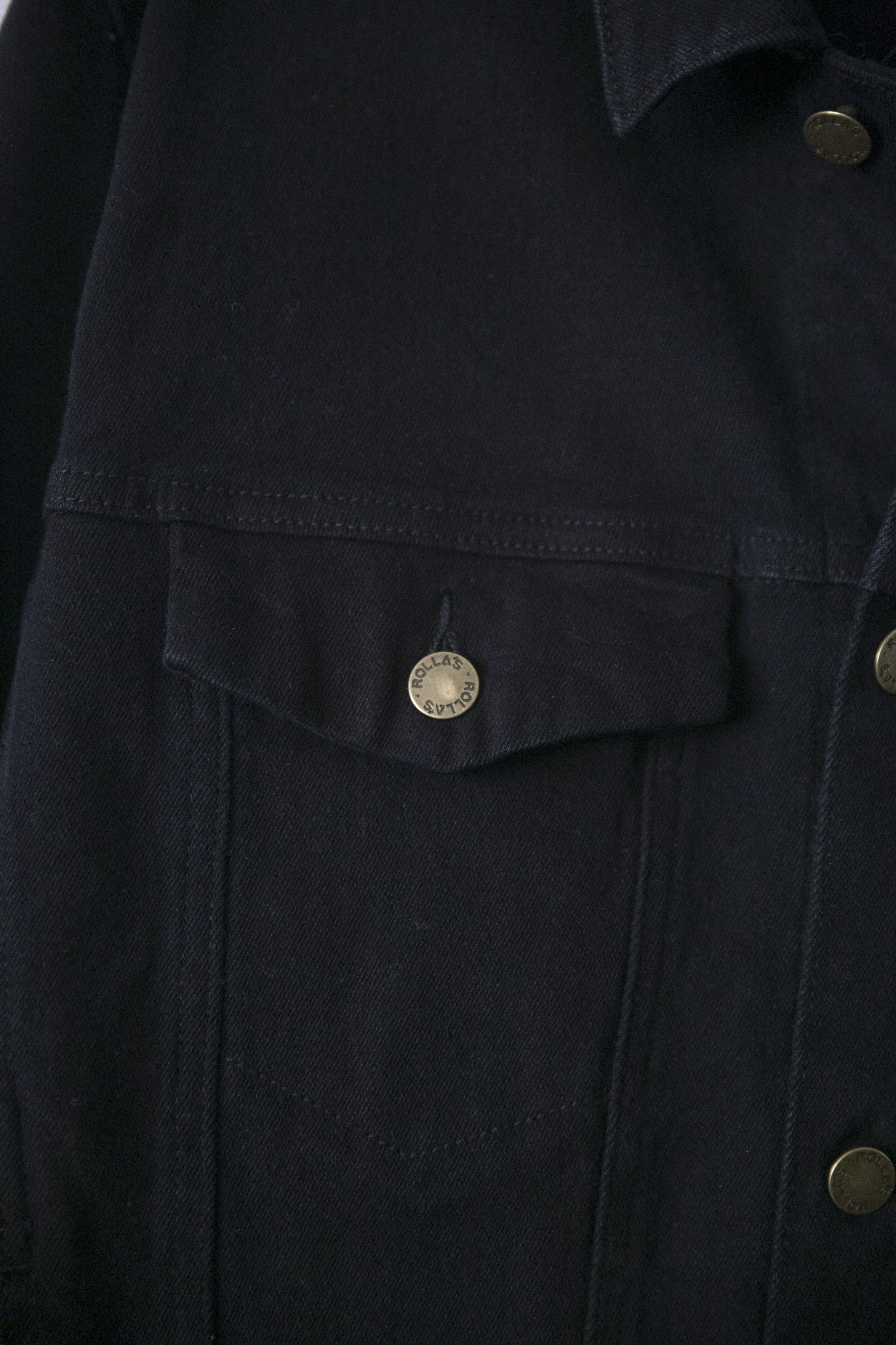Rolla's NWT ROLLAS DENIM JACKET Black Size M ROLLA'S Size US M / EU 48-50 / 2 - 2 Thumbnail