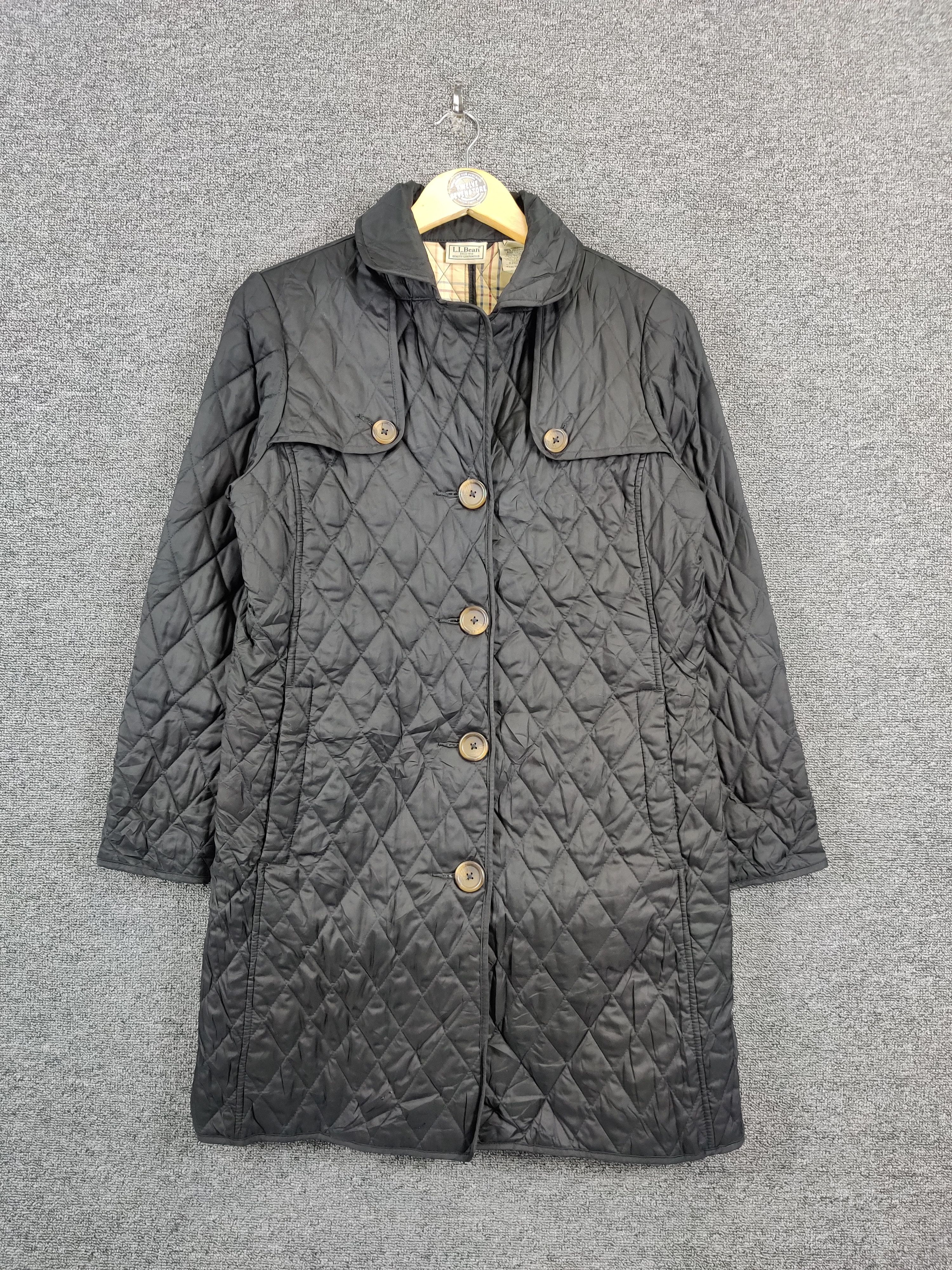 L.L. Bean Vintage 90's L.L. Bean Quilted Long Jacket Size US L / EU 52-54 / 3 - 1 Thumbnail