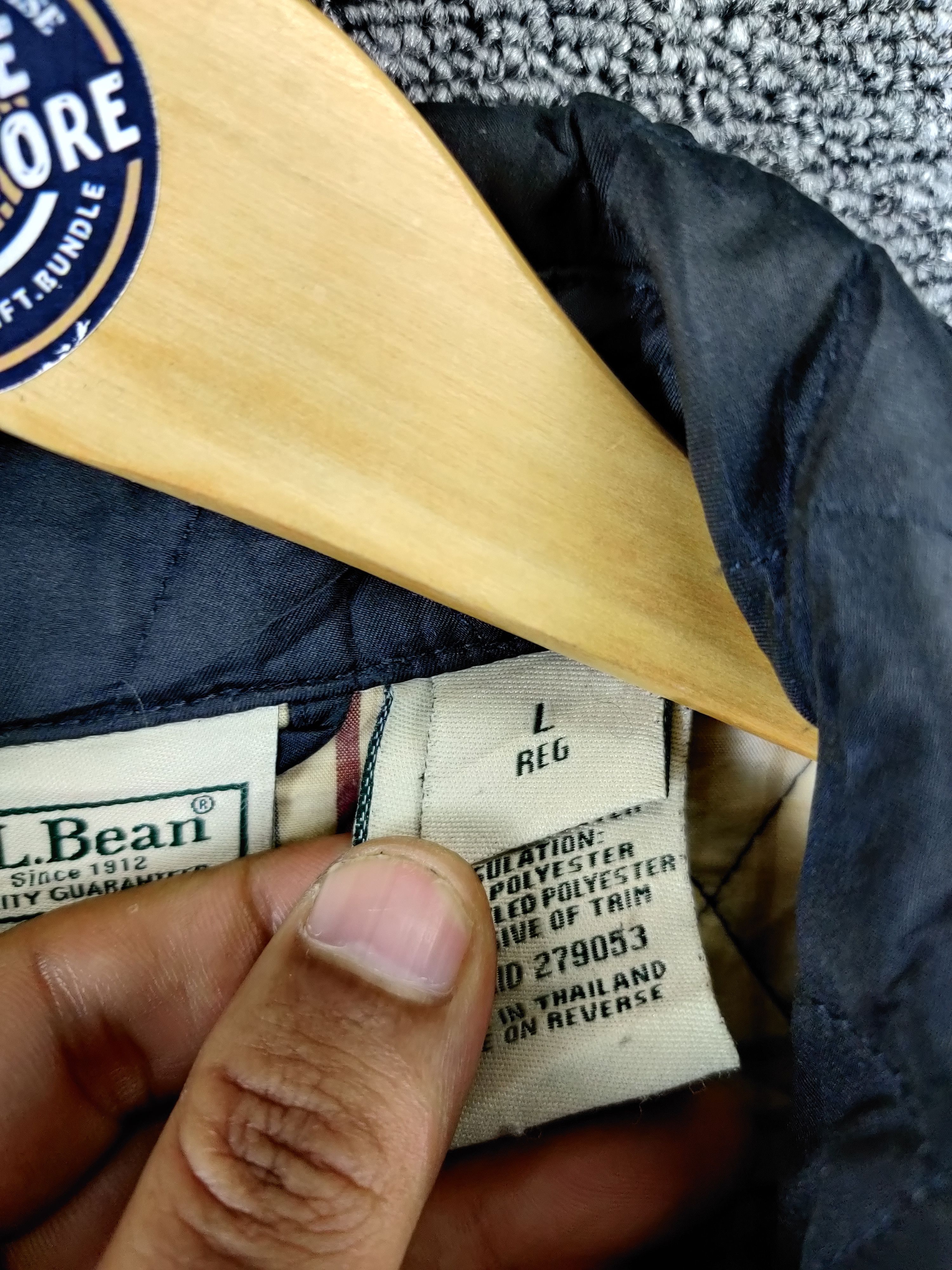 L.L. Bean Vintage 90's L.L. Bean Quilted Long Jacket Size US L / EU 52-54 / 3 - 10 Thumbnail