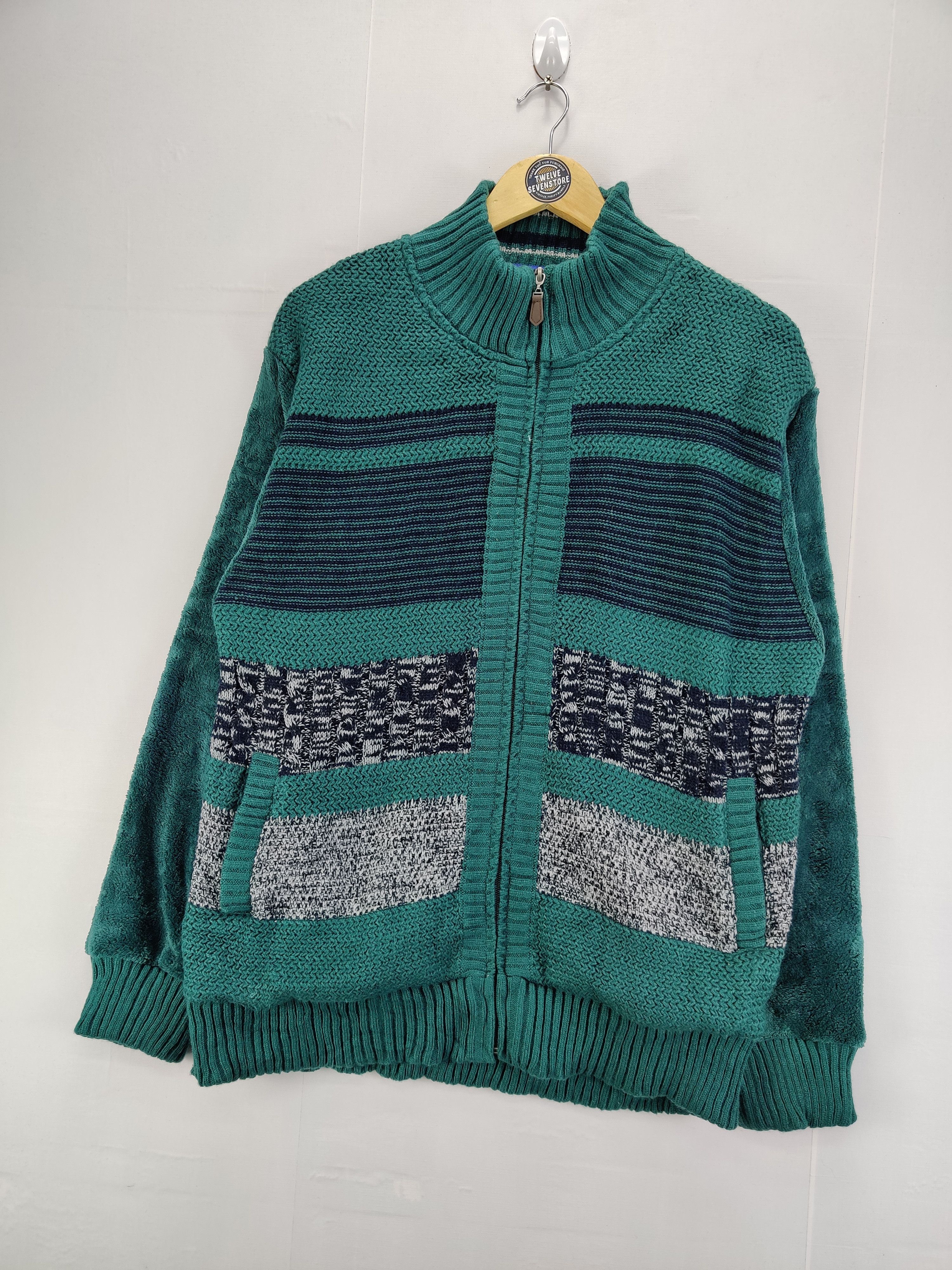 Japanese Brand Japanese Brand Urban Square Knit Sweater Size US XXL / EU 58 / 5 - 2 Thumbnail