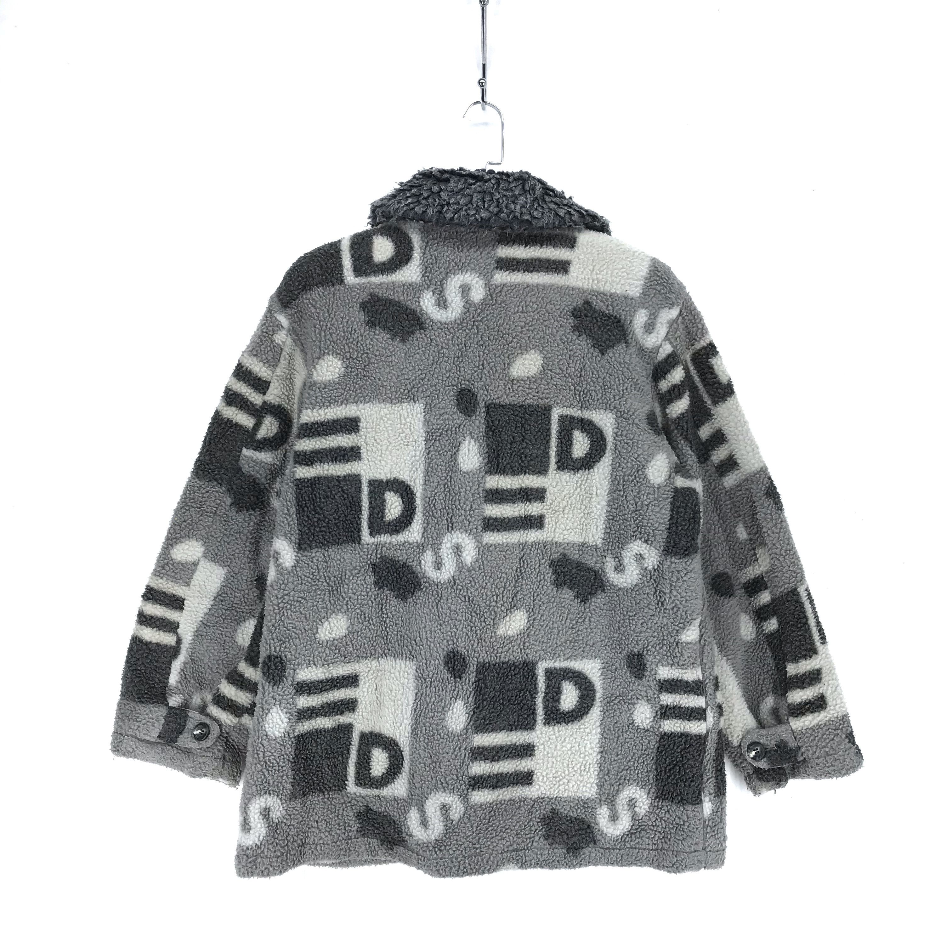 Japanese Brand DRUGSTORE'S Fullprint Fleece Coat Unisex #2117-82 Size US M / EU 48-50 / 2 - 7 Thumbnail