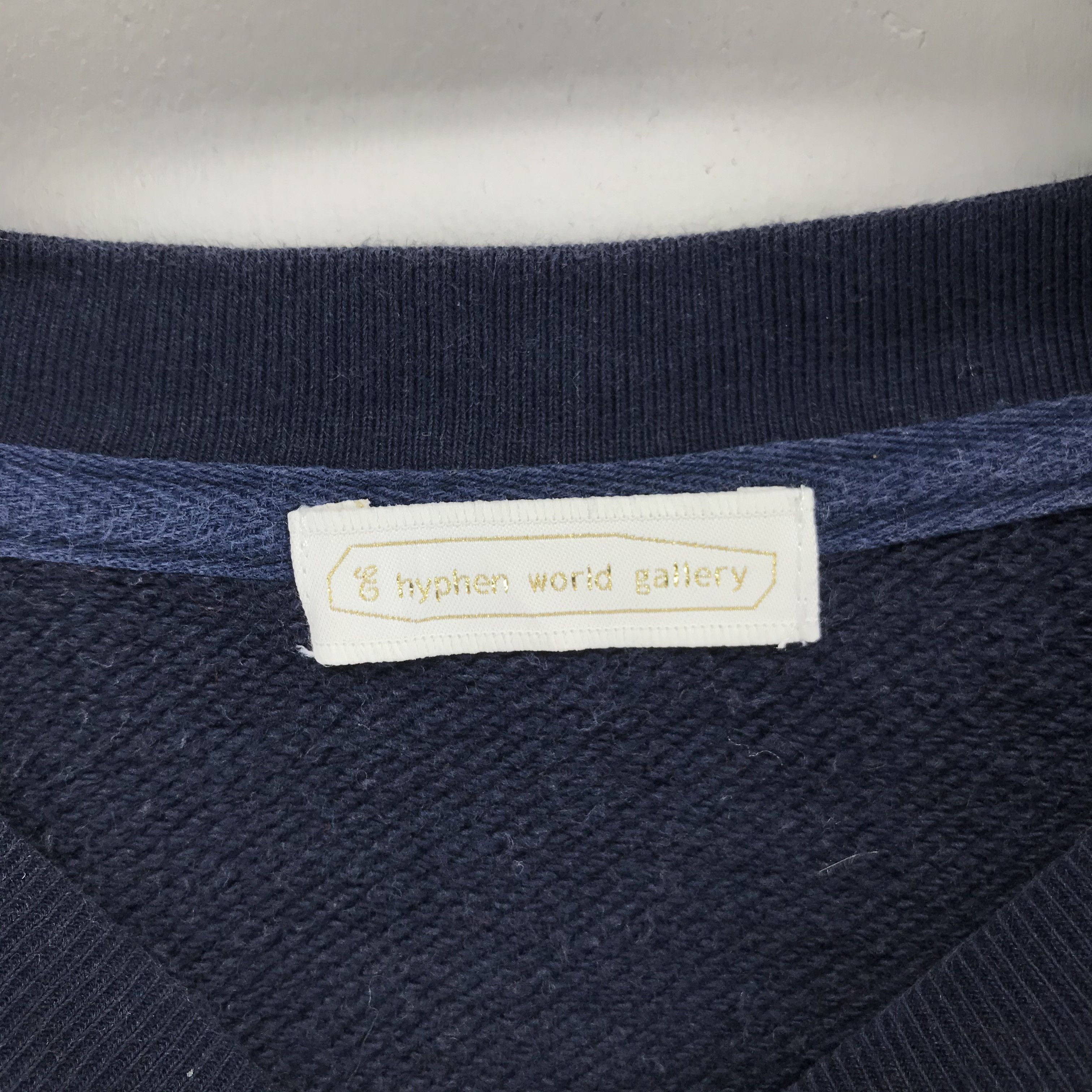 Vans VANS X E Hyphen World Gallery Big Logo Sweatshirt #2079-81 Size US S / EU 44-46 / 1 - 7 Thumbnail