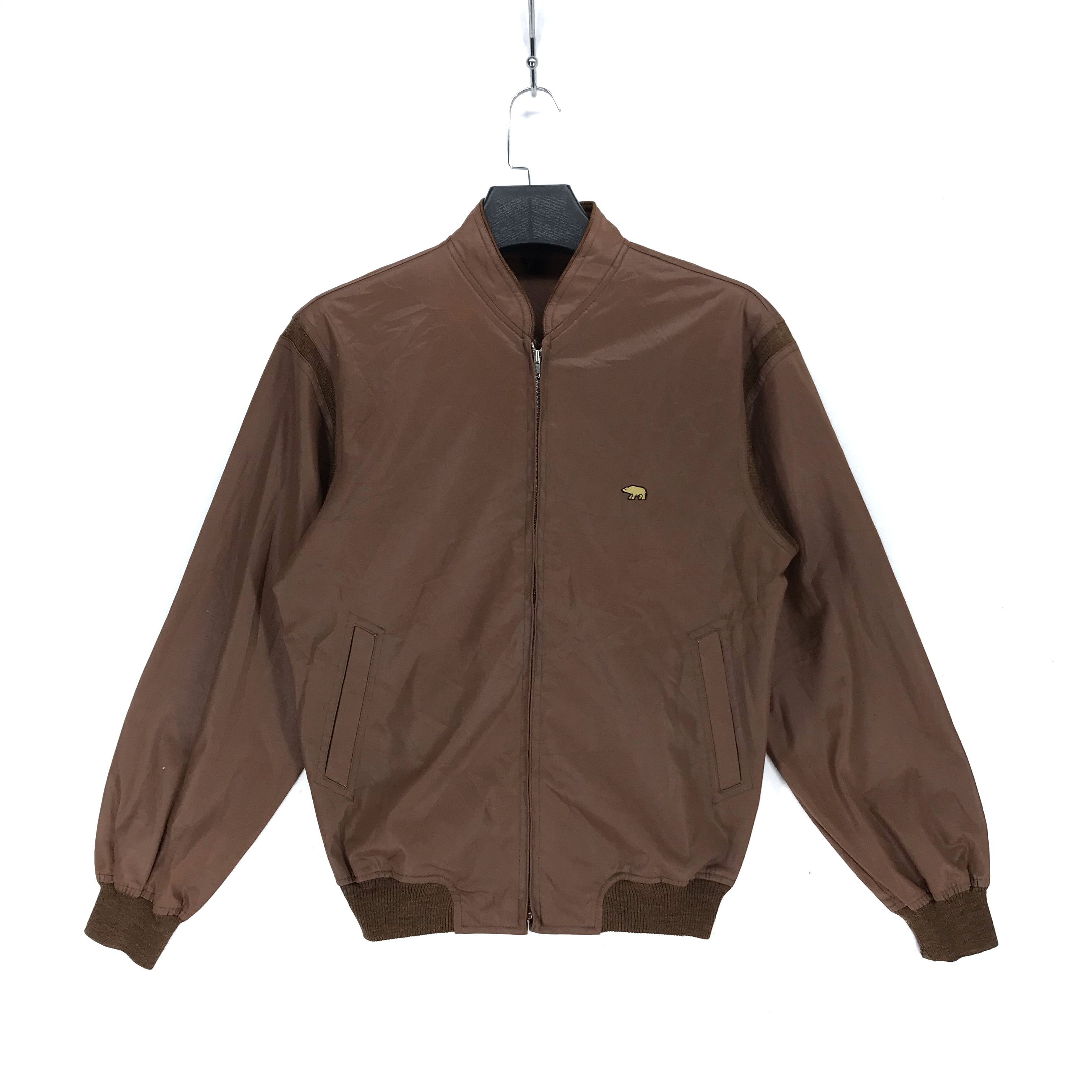 image of Golden Bear x Workers Jack Nicklause By Kosugi Brown Bomber Jacket 2101-81, Men's (Size Large)