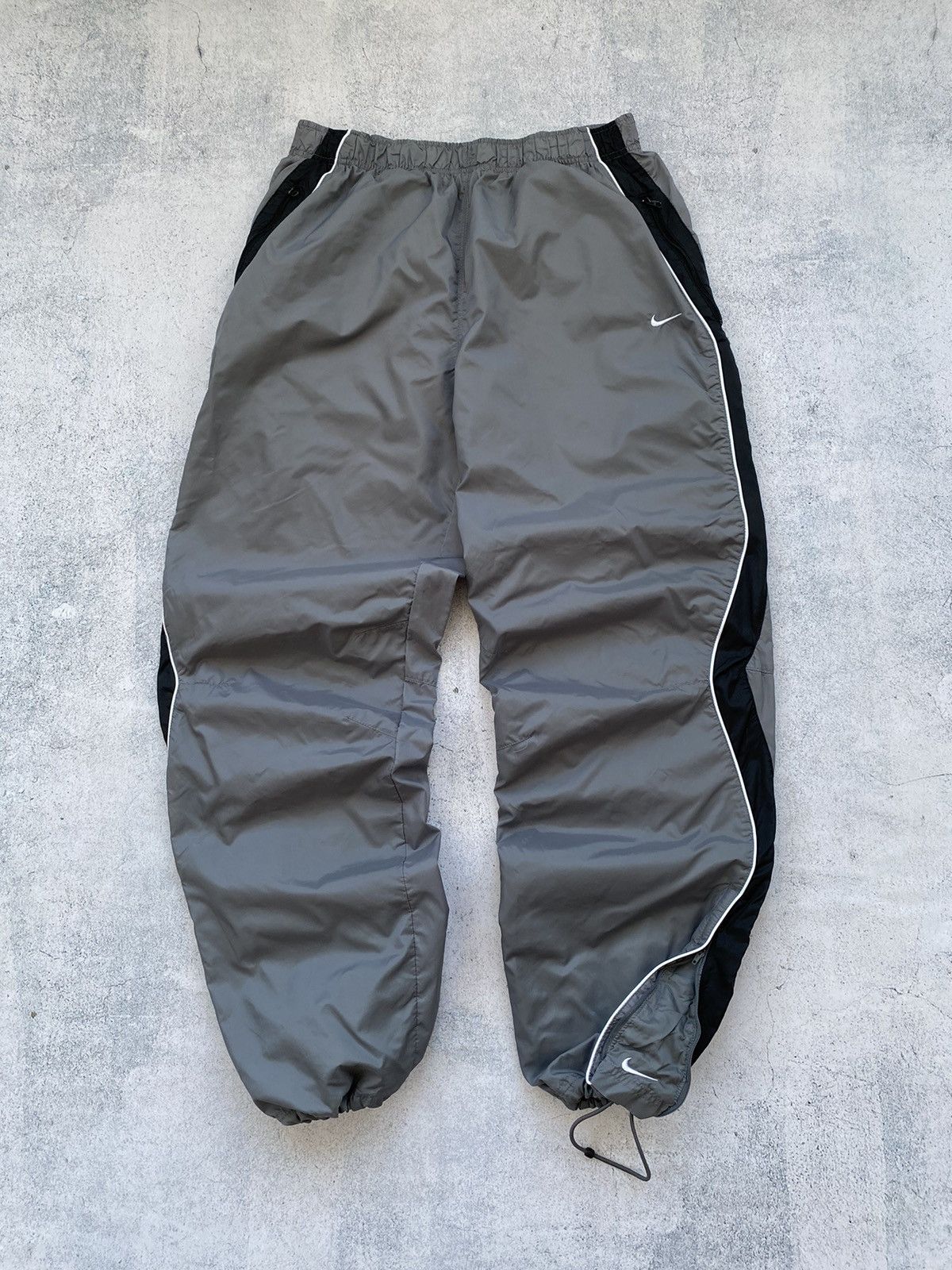 double swoosh track pants