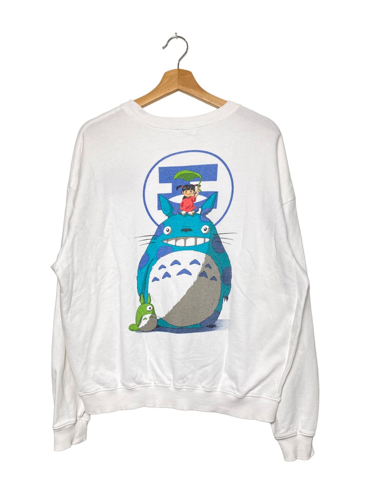 Japanese Brand Vintage My Neighbor Totoro Anime Crewneck / Akira Berzerk Size US L / EU 52-54 / 3 - 1 Thumbnail