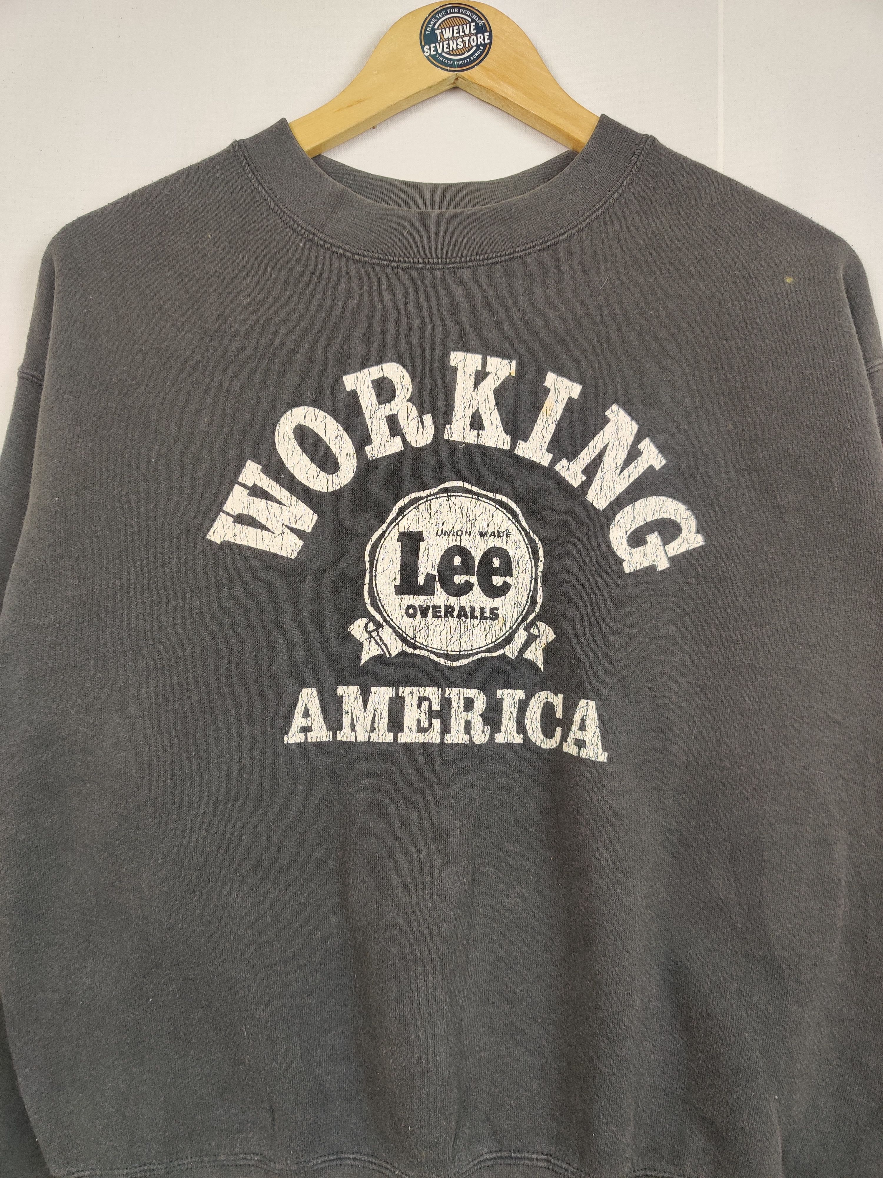 Lee Vintage 80's Lee Working America Crewneck Sweatshirt Size US M / EU 48-50 / 2 - 3 Thumbnail