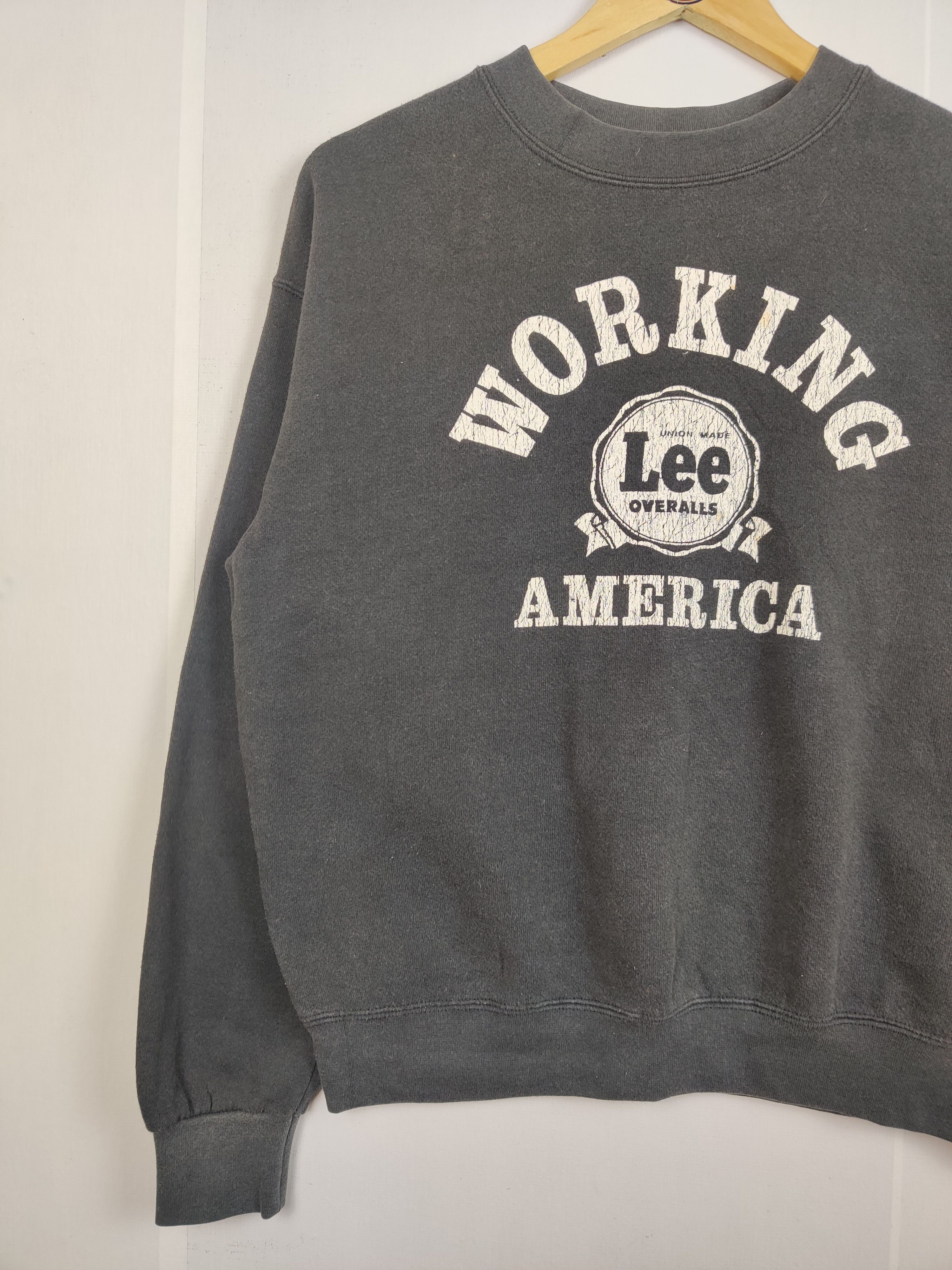 Lee Vintage 80's Lee Working America Crewneck Sweatshirt Size US M / EU 48-50 / 2 - 4 Thumbnail