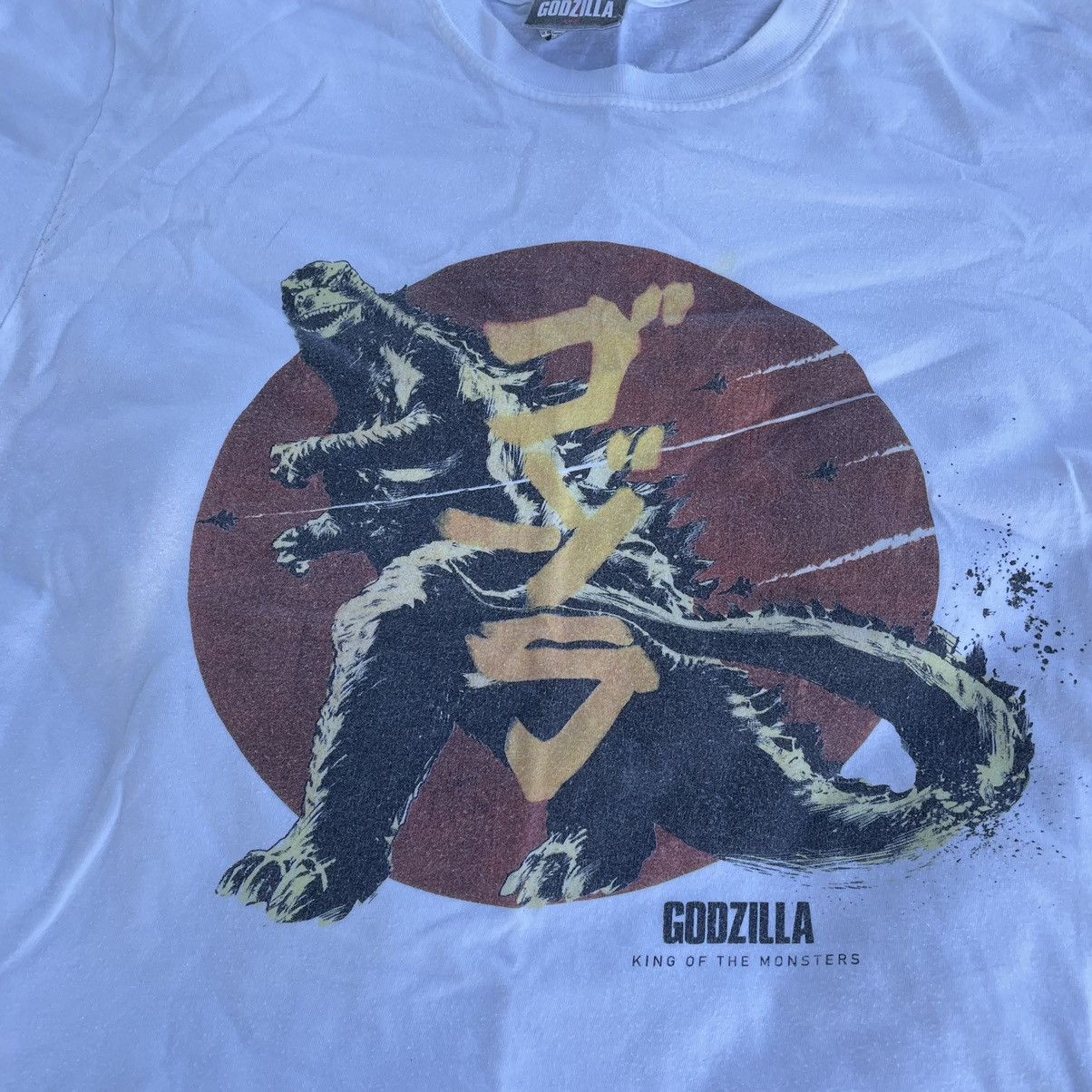 Vintage Vintage Y2K Sun Faded Godzilla Graphic Tee Skate Grunge M Size US M / EU 48-50 / 2 - 4 Thumbnail